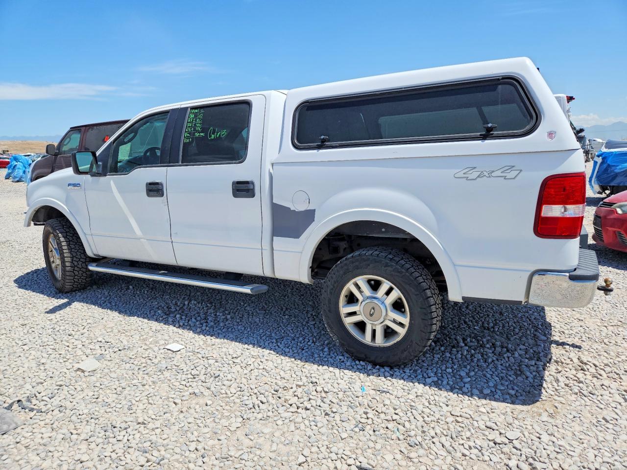 2005 Ford F150 Supercrew White vin: 1FTPW14595KC35369