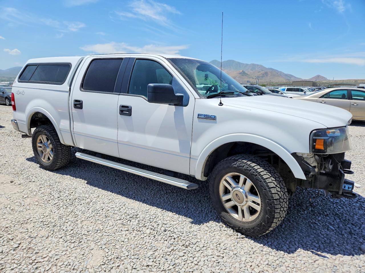 2005 Ford F150 Supercrew White vin: 1FTPW14595KC35369