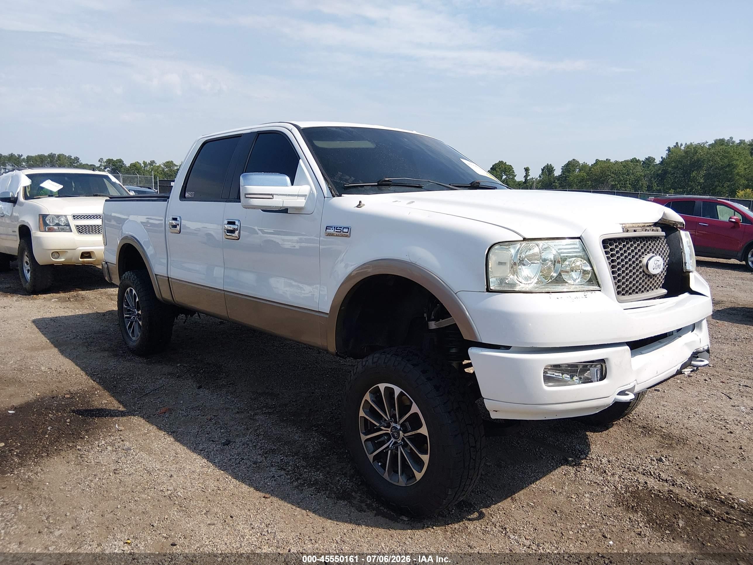 2005 Ford F-150 Fx4/lariat/xlt Белый vin: 1FTPW14595KC99203