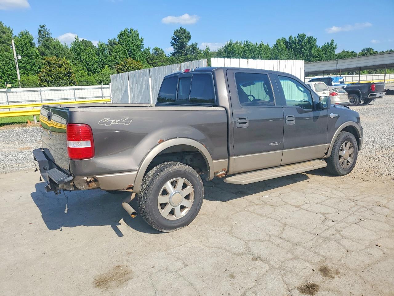 2005 Ford F150 Supercrew Gray vin: 1FTPW14595KD18963