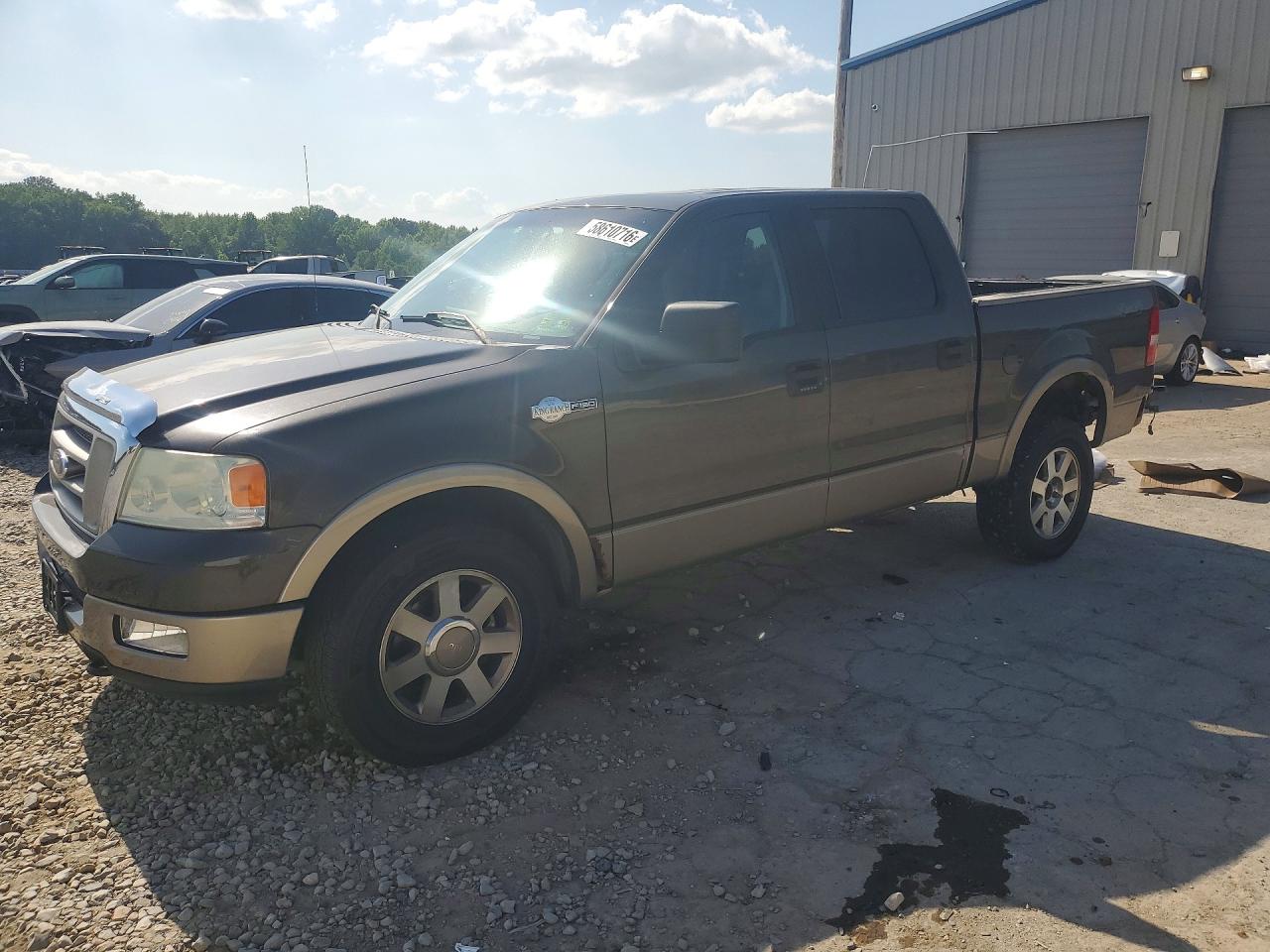 2005 Ford F150 Supercrew Gray vin: 1FTPW14595KD18963