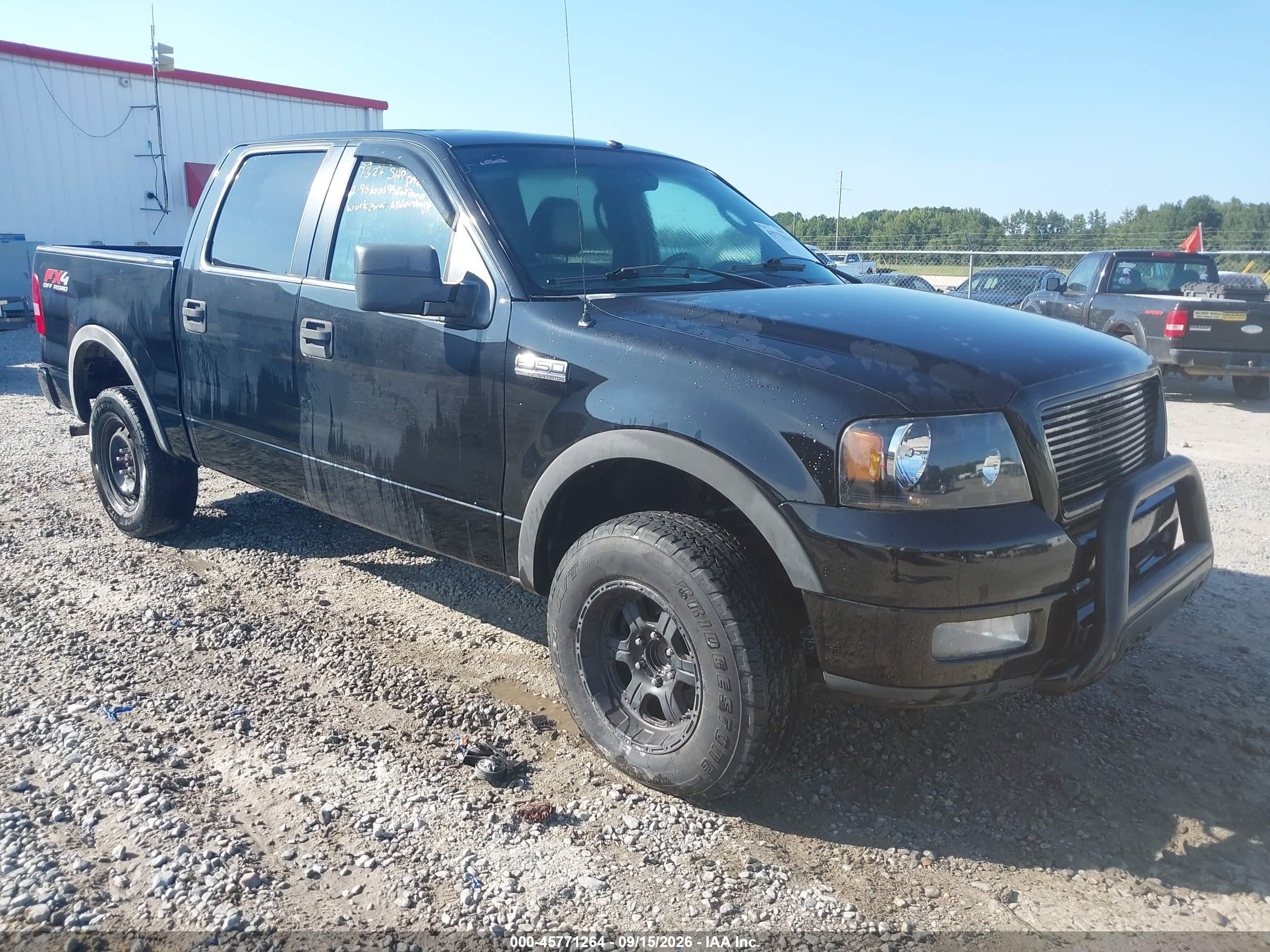 2005 Ford F-150 Fx4/lariat/xlt Black vin: 1FTPW14595KD48805