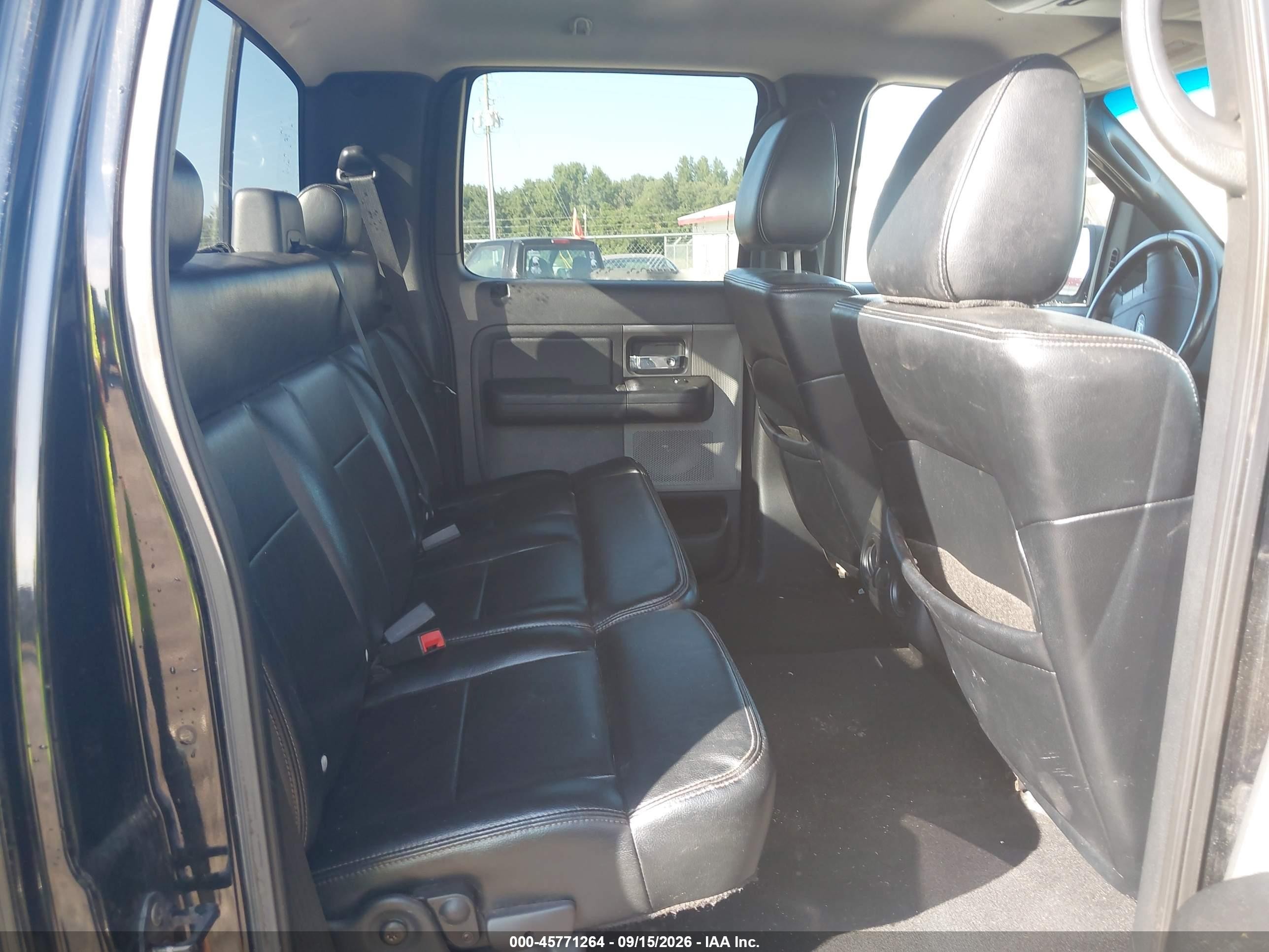 2005 Ford F-150 Fx4/lariat/xlt Black vin: 1FTPW14595KD48805