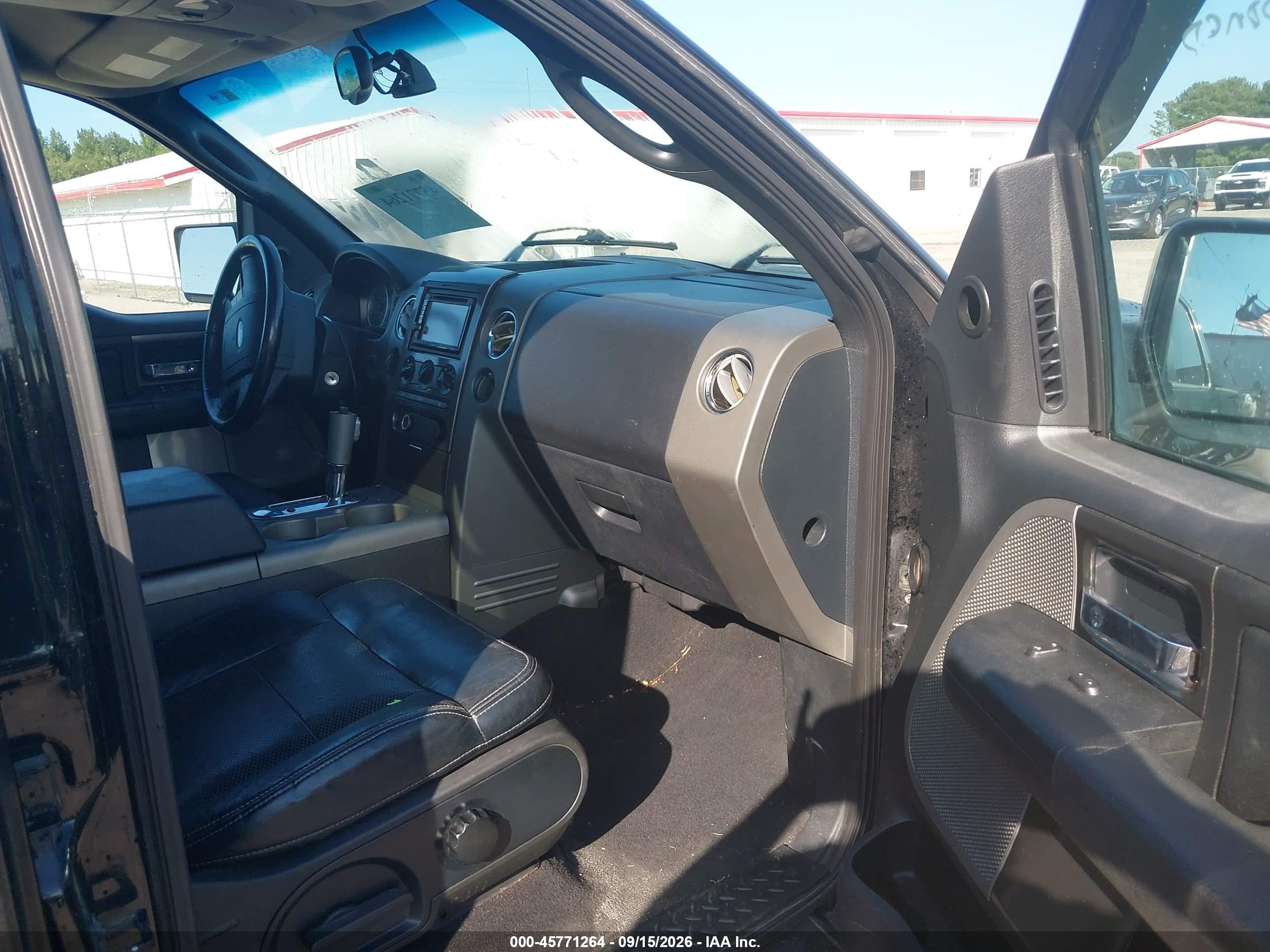 2005 Ford F-150 Fx4/lariat/xlt Black vin: 1FTPW14595KD48805