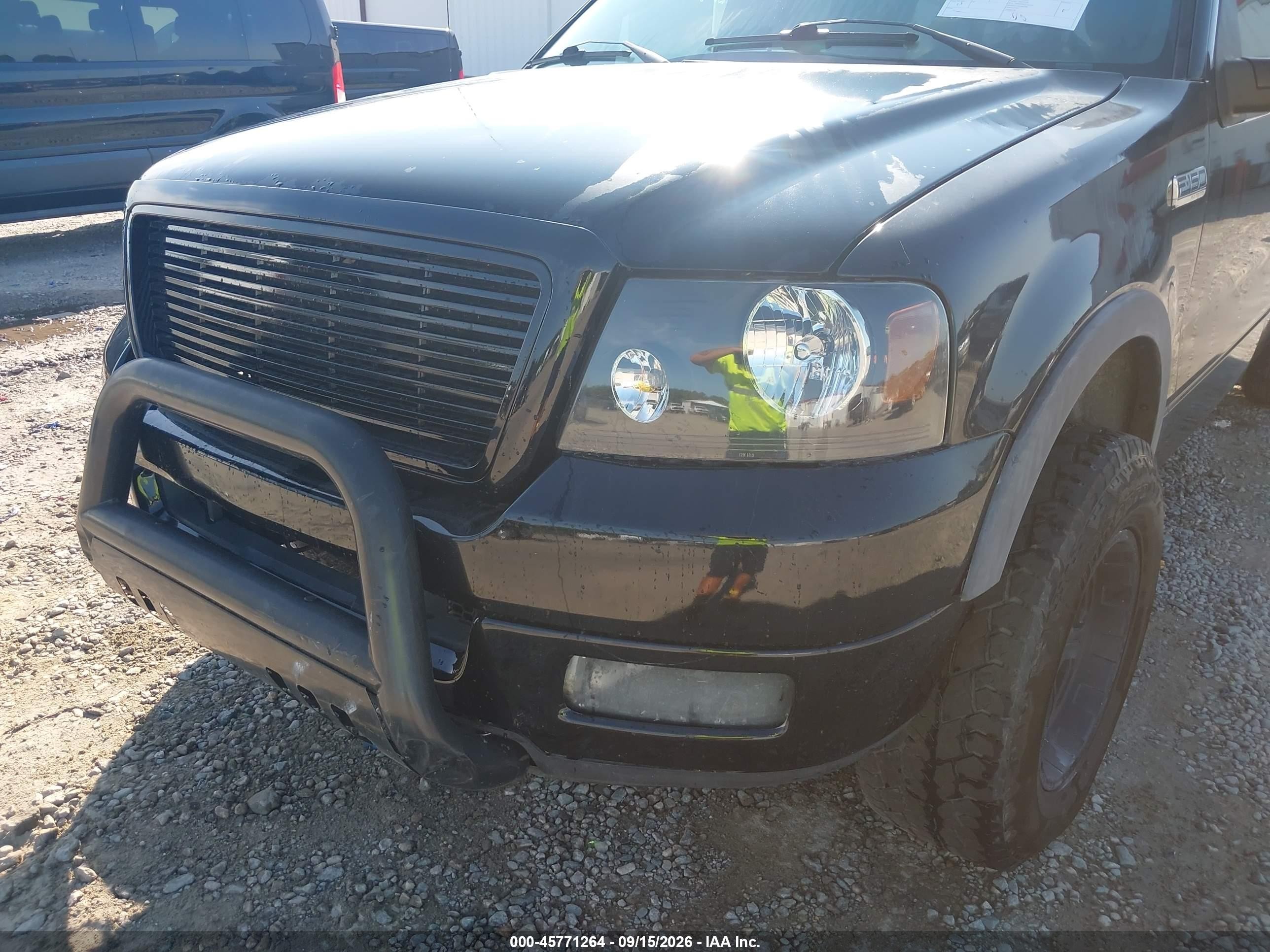 2005 Ford F-150 Fx4/lariat/xlt Black vin: 1FTPW14595KD48805