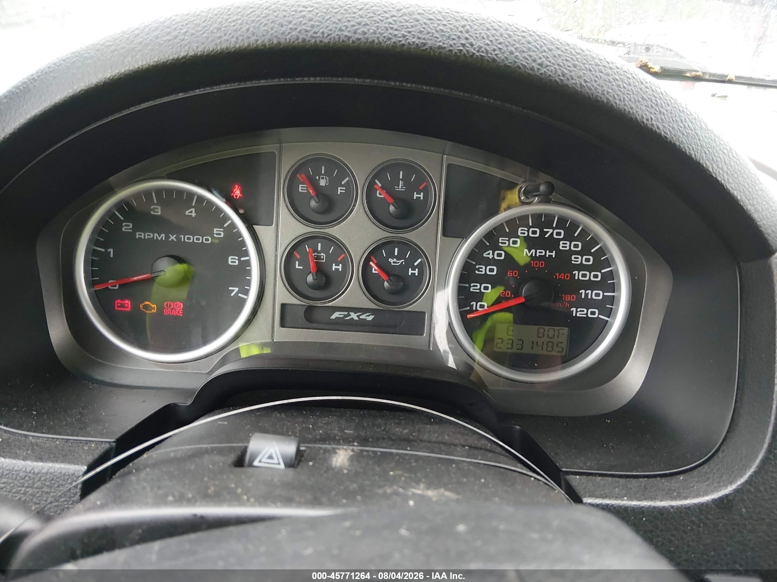 2005 Ford F-150 Fx4/lariat/xlt Black vin: 1FTPW14595KD48805