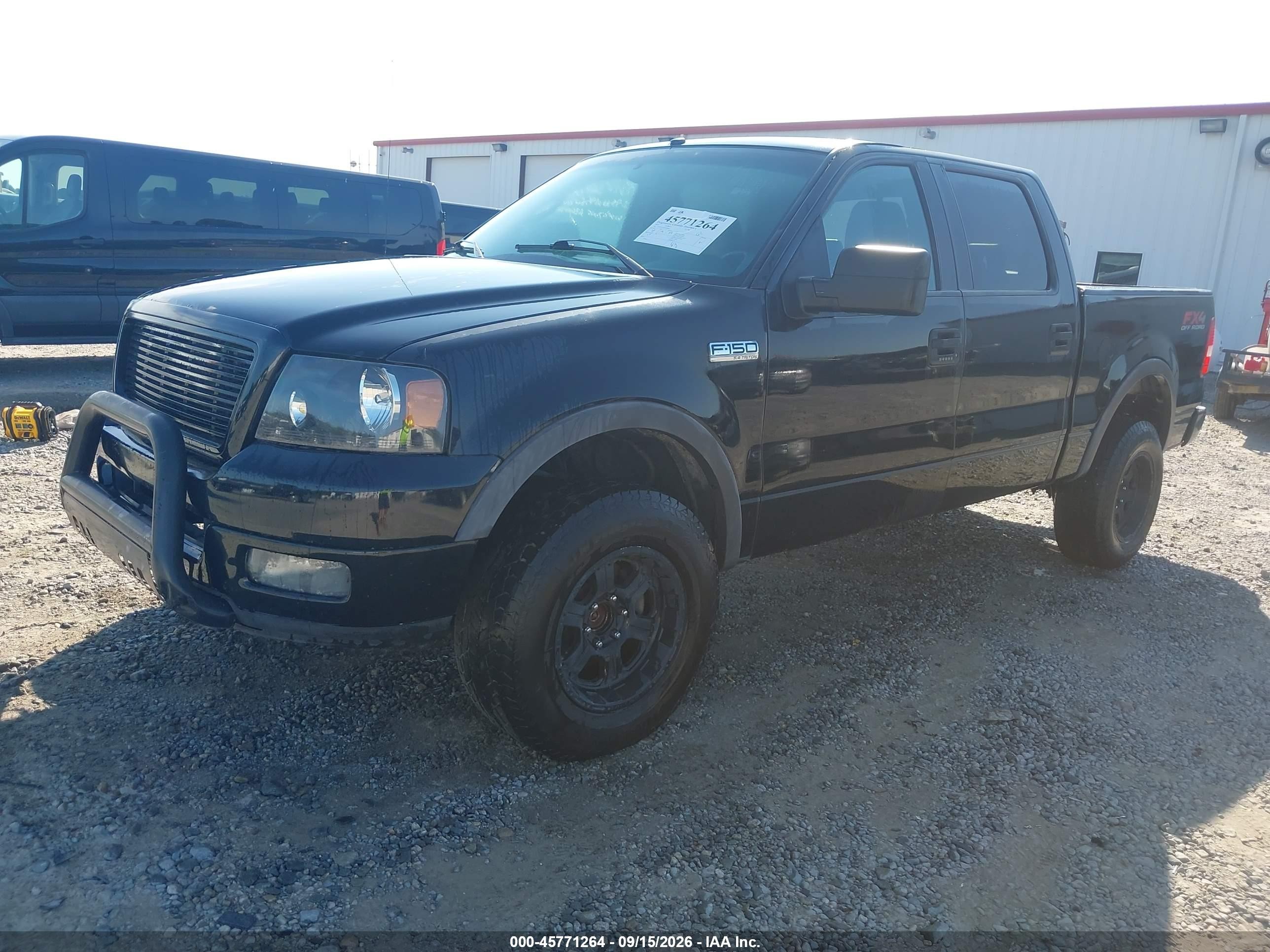 2005 Ford F-150 Fx4/lariat/xlt Black vin: 1FTPW14595KD48805