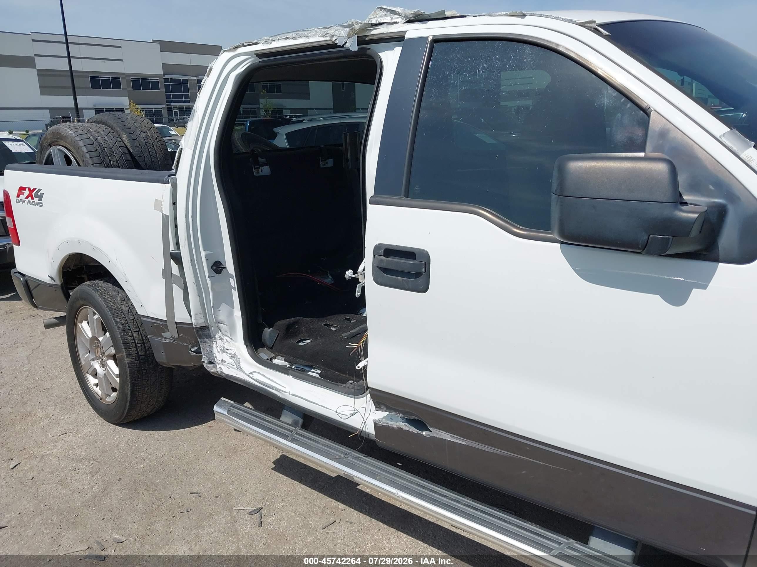 2005 Ford F-150 Fx4/lariat/xlt White vin: 1FTPW14595KD95705