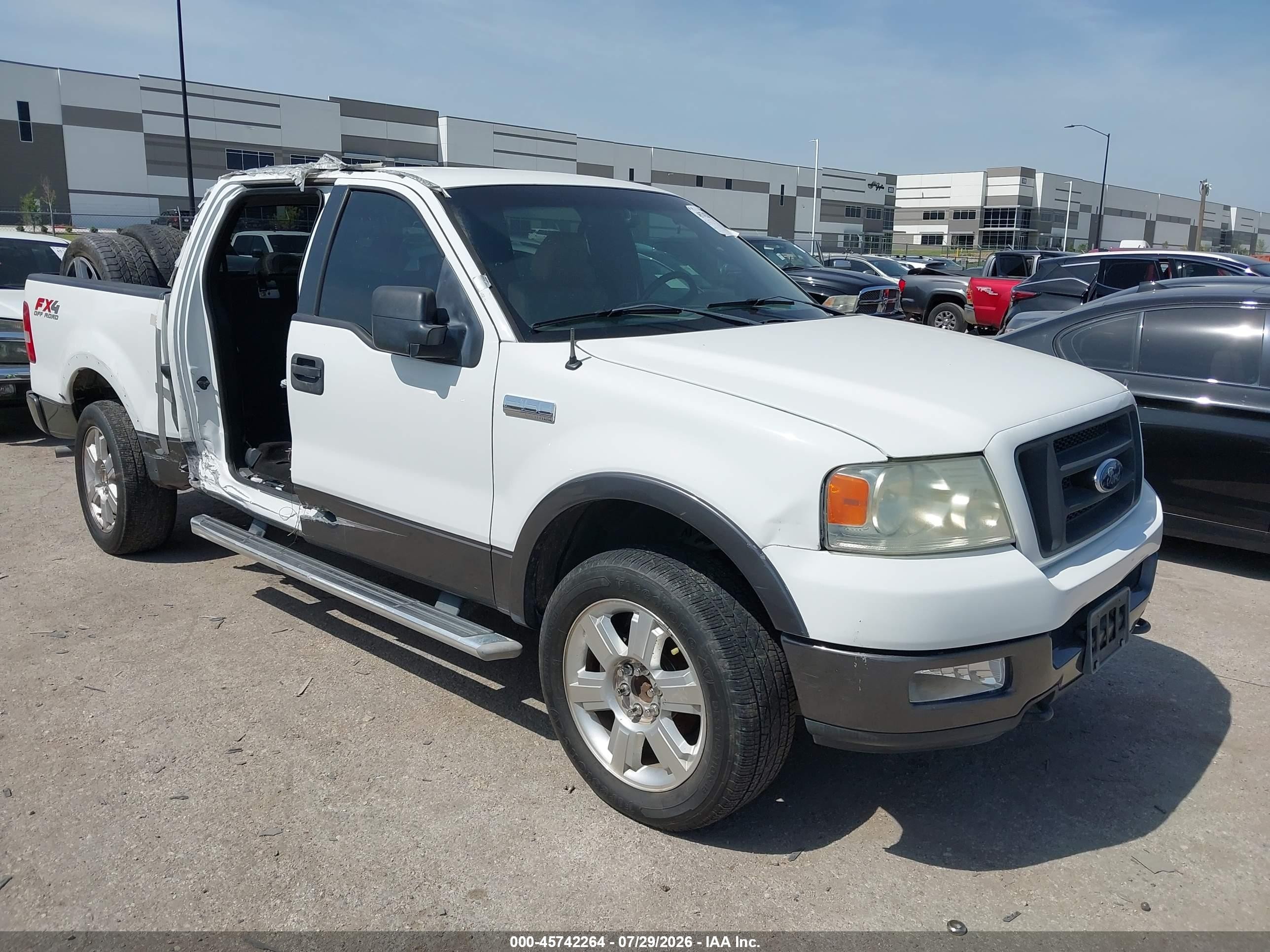 2005 Ford F-150 Fx4/lariat/xlt White vin: 1FTPW14595KD95705