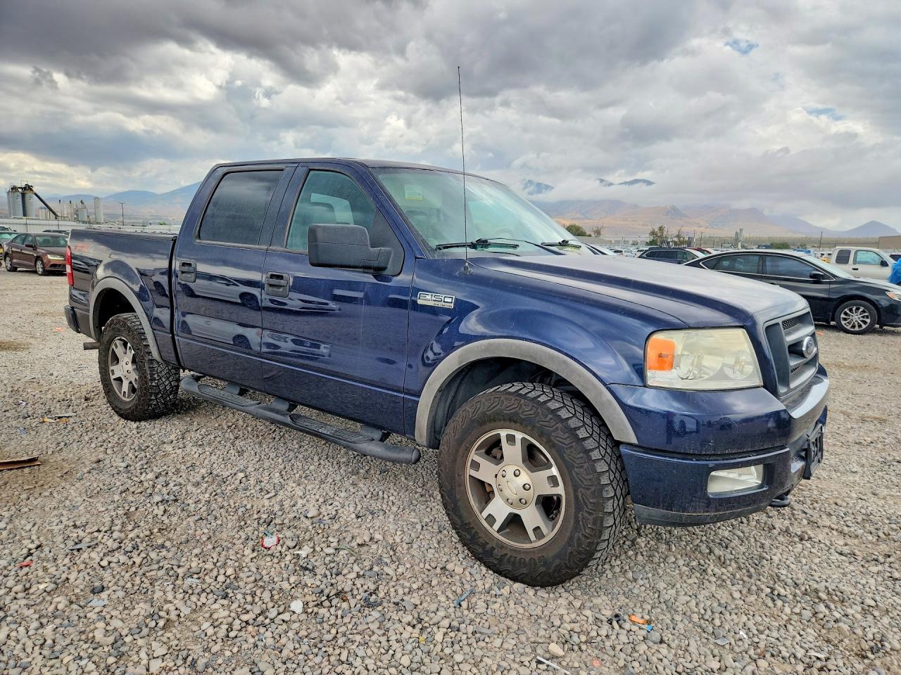 2005 Ford F150 Supercrew Blue vin: 1FTPW14595KE54316