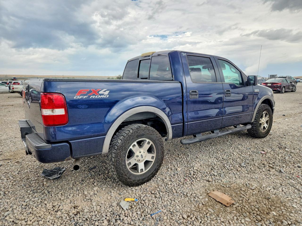 2005 Ford F150 Supercrew Blue vin: 1FTPW14595KE54316