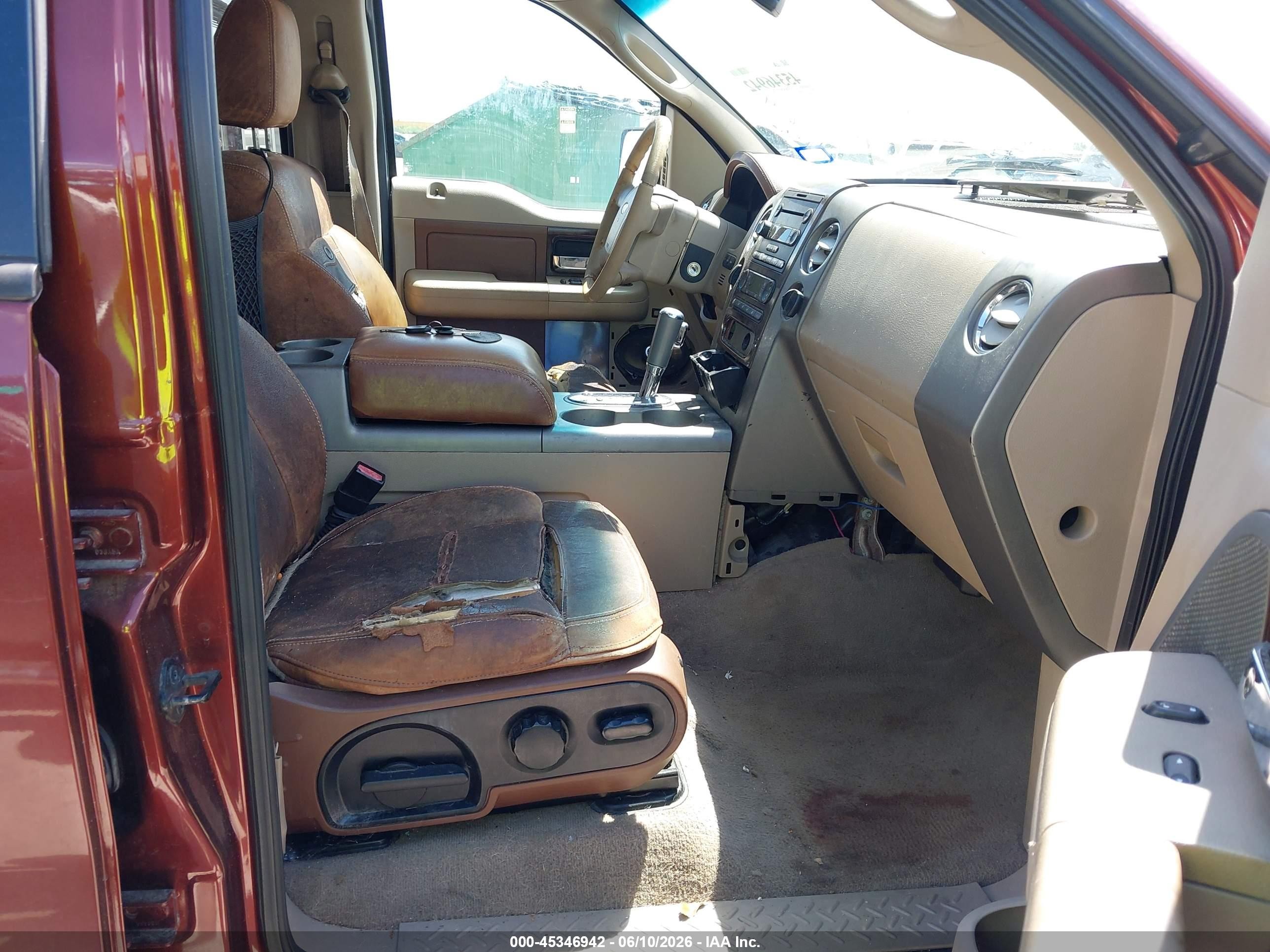 2005 Ford F-150 Fx4/lariat/xlt Maroon vin: 1FTPW14595KE63579