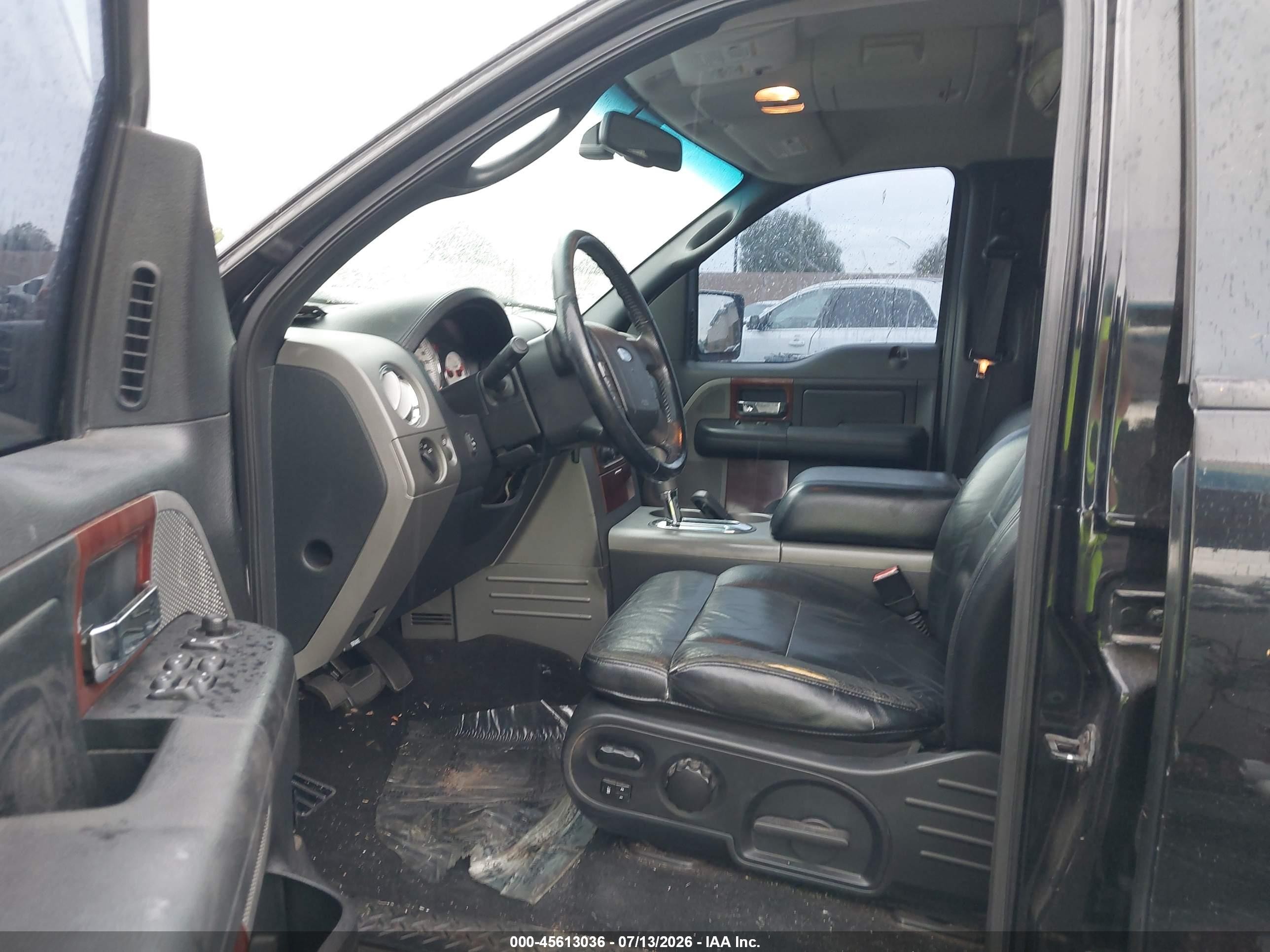 2006 Ford F-150 Fx4/lariat/xlt Black vin: 1FTPW14596KA66780