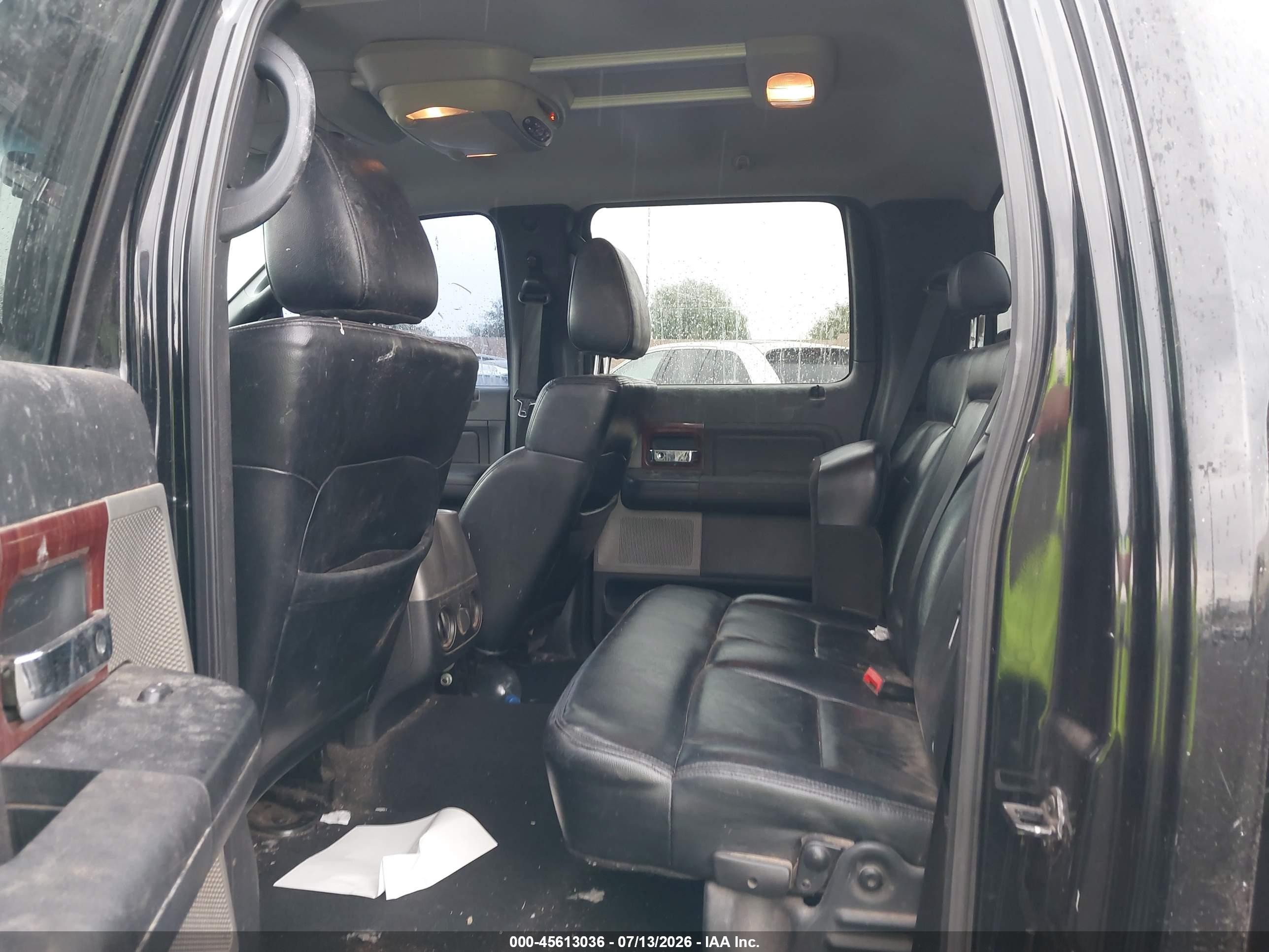 2006 Ford F-150 Fx4/lariat/xlt Black vin: 1FTPW14596KA66780