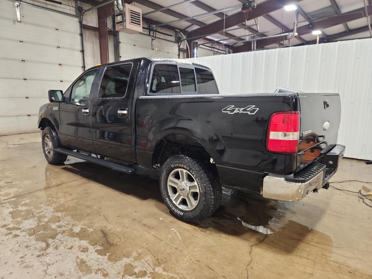 2006 Ford F150 Supercrew Black vin: 1FTPW14596KC60693 Damage: Left Rear Door, Dent(S) W/No Paint Dmg, Pdr-1 Dent
