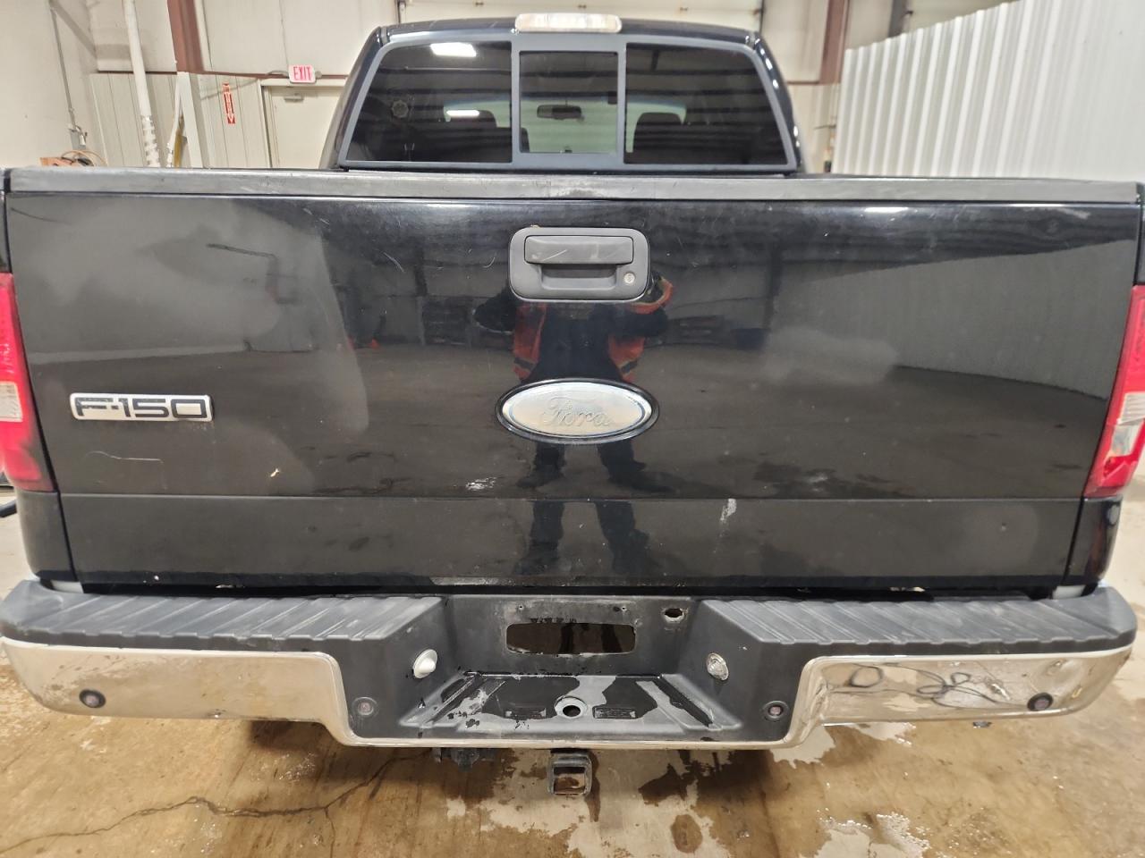 2006 Ford F150 Supercrew Black vin: 1FTPW14596KC60693 Damage: Tailgate, Multiple Dents/Paint Damage, 3