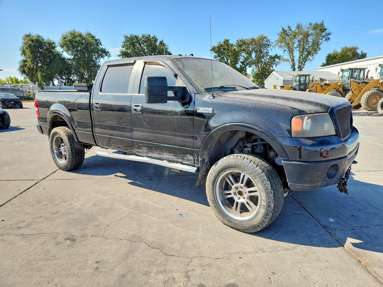 2007 Ford F150 Supercrew Black vin: 1FTPW14597KB12660