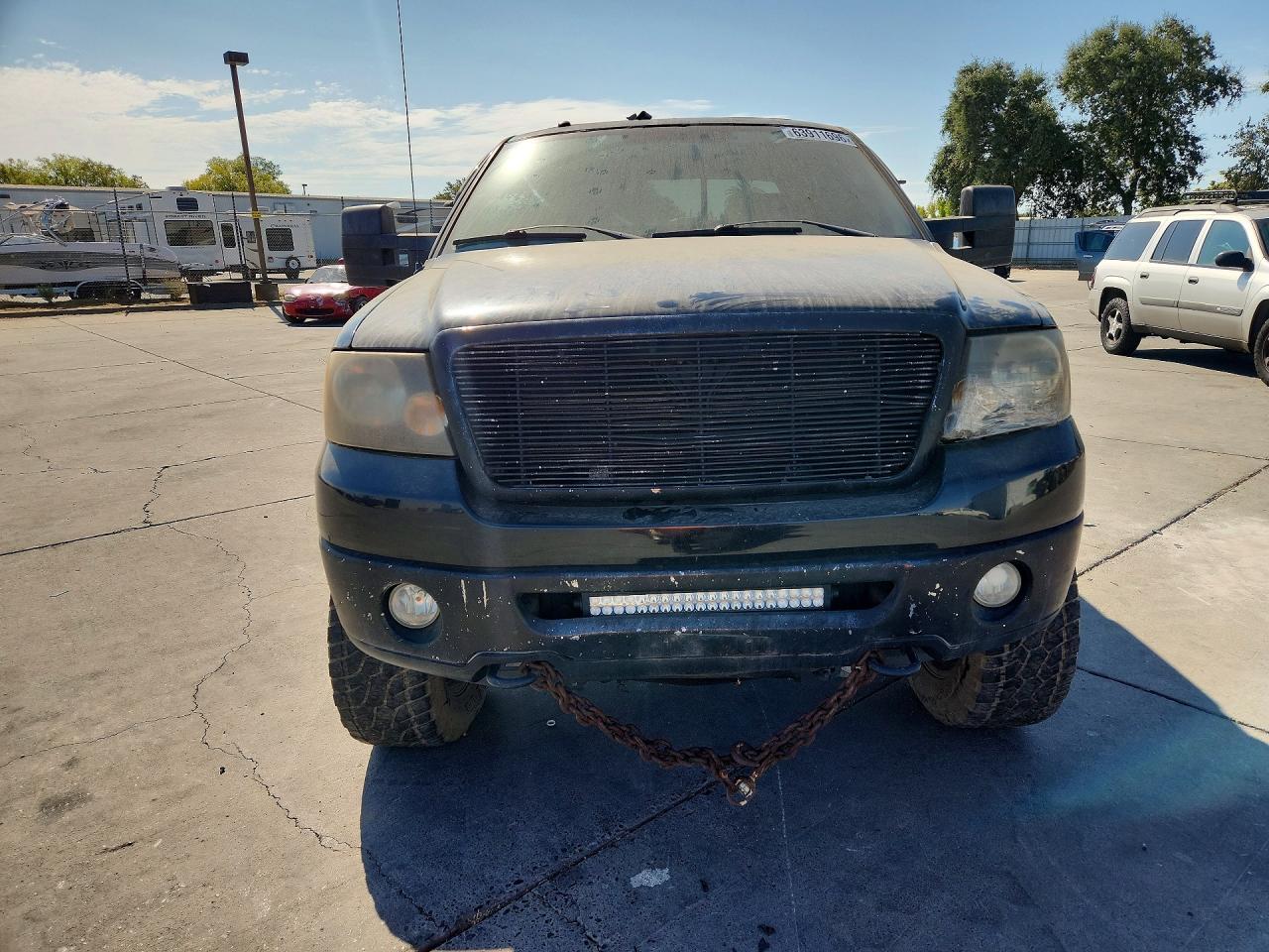 2007 Ford F150 Supercrew Black vin: 1FTPW14597KB12660