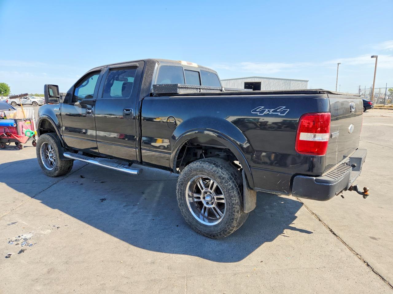2007 Ford F150 Supercrew Black vin: 1FTPW14597KB12660