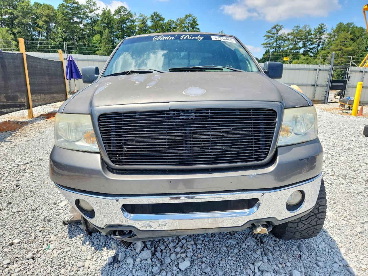 2008 Ford F150 Supercrew Gray vin: 1FTPW14598FB51386
