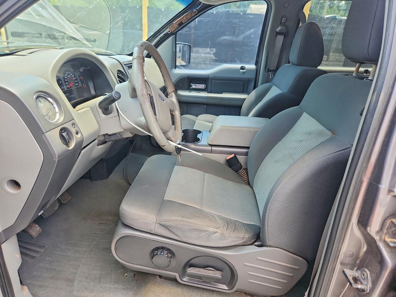 2008 Ford F150 Supercrew Gray vin: 1FTPW14598FB51386