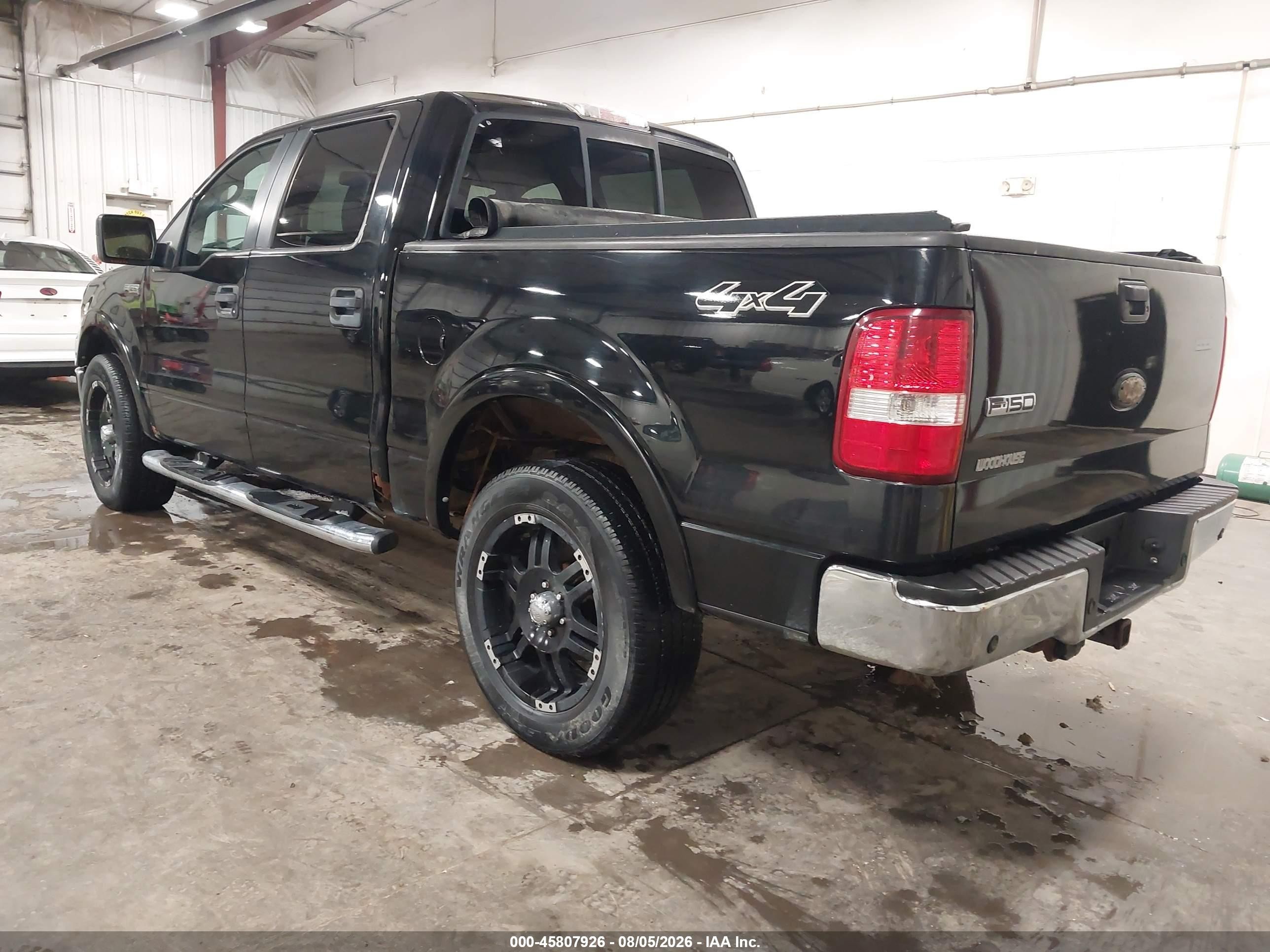 2008 Ford F-150 60th Anniversary/fx4/king Ranch/lariat/limited/xlt Black vin: 1FTPW14598FB78992