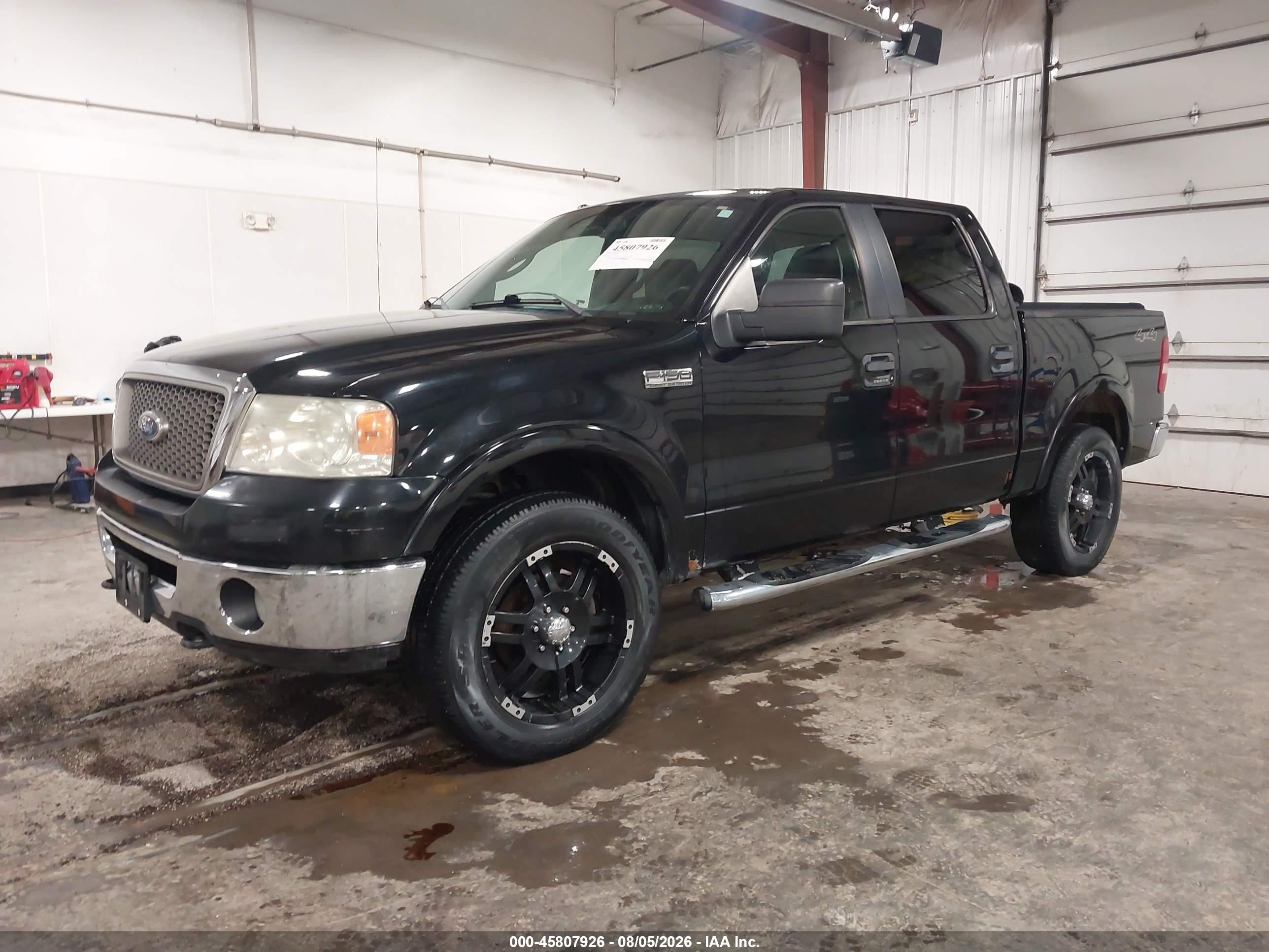2008 Ford F-150 60th Anniversary/fx4/king Ranch/lariat/limited/xlt Black vin: 1FTPW14598FB78992