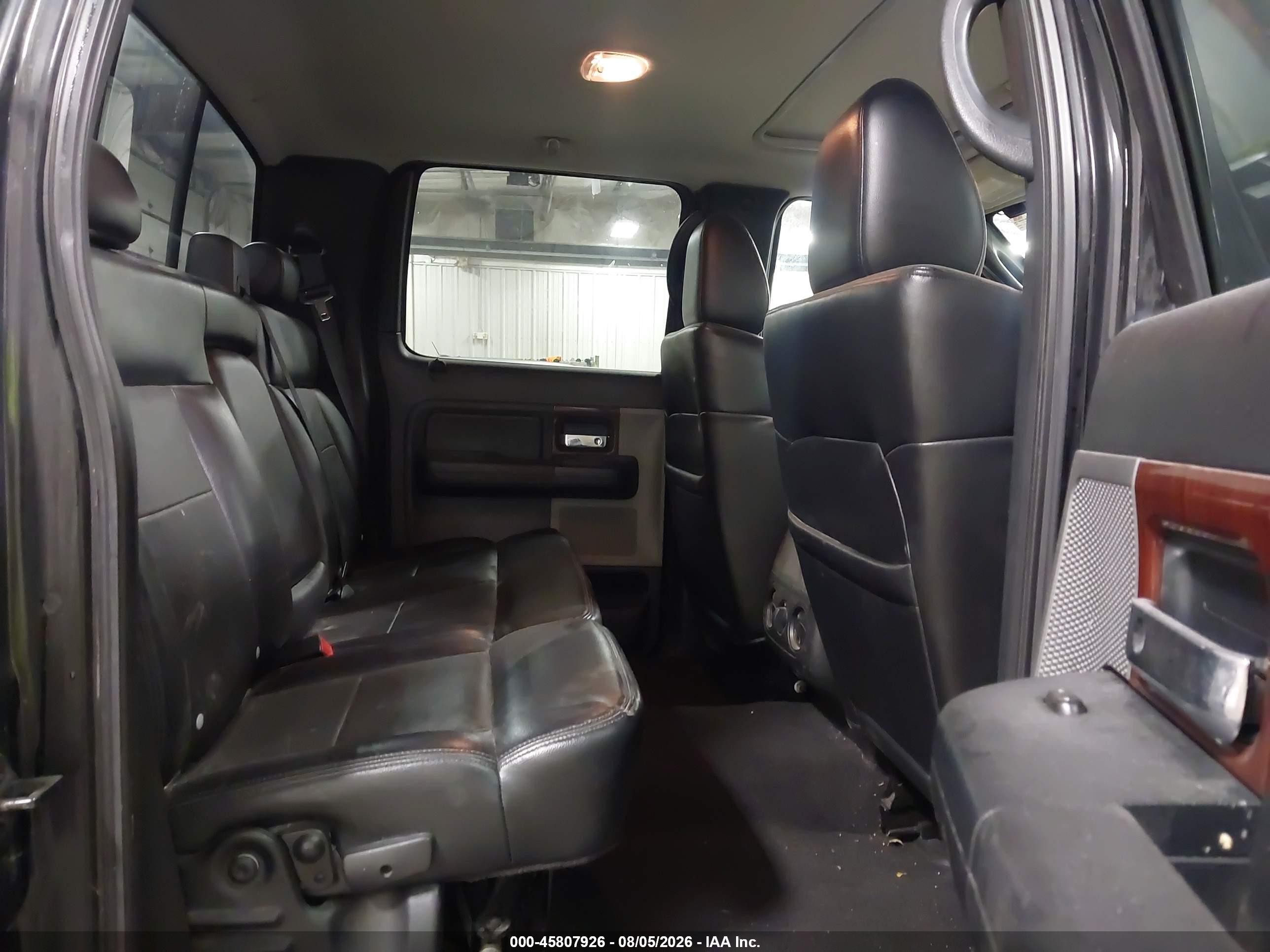 2008 Ford F-150 60th Anniversary/fx4/king Ranch/lariat/limited/xlt Black vin: 1FTPW14598FB78992