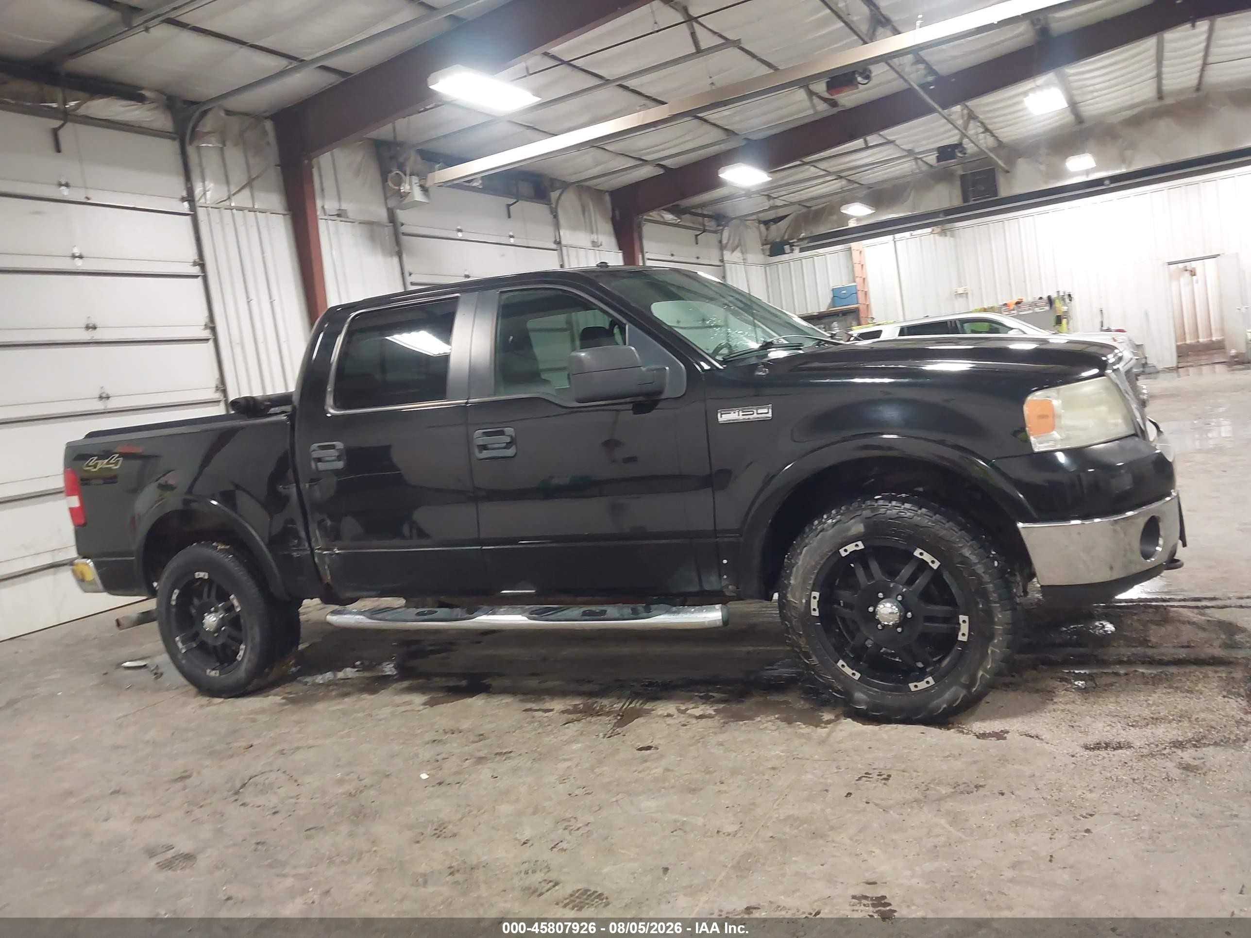 2008 Ford F-150 60th Anniversary/fx4/king Ranch/lariat/limited/xlt Black vin: 1FTPW14598FB78992