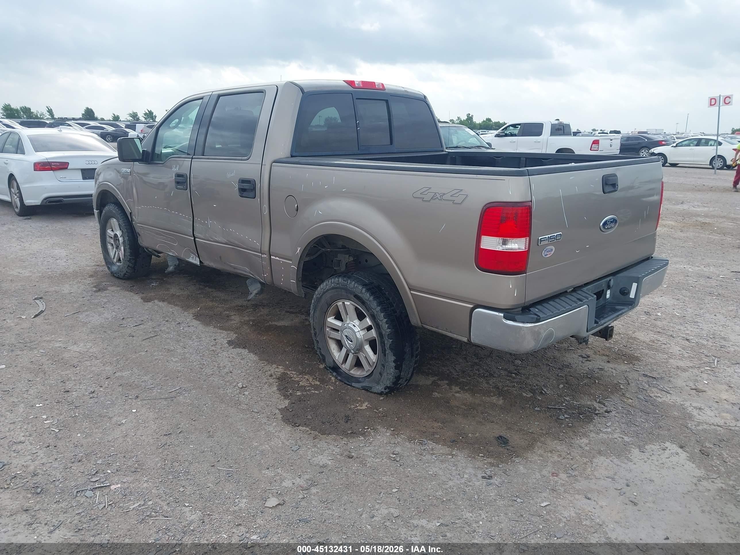 2004 Ford F-150 Fx4/lariat/xlt Gold vin: 1FTPW145X4KB48773