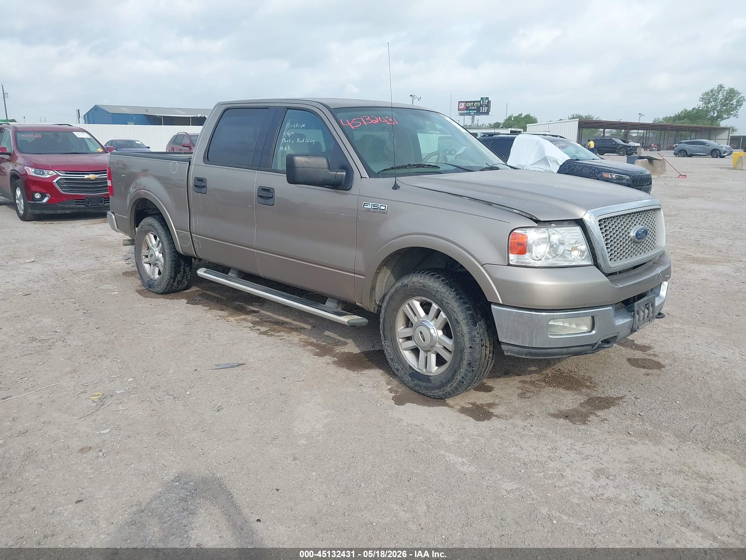 2004 Ford F-150 Fx4/lariat/xlt Gold vin: 1FTPW145X4KB48773