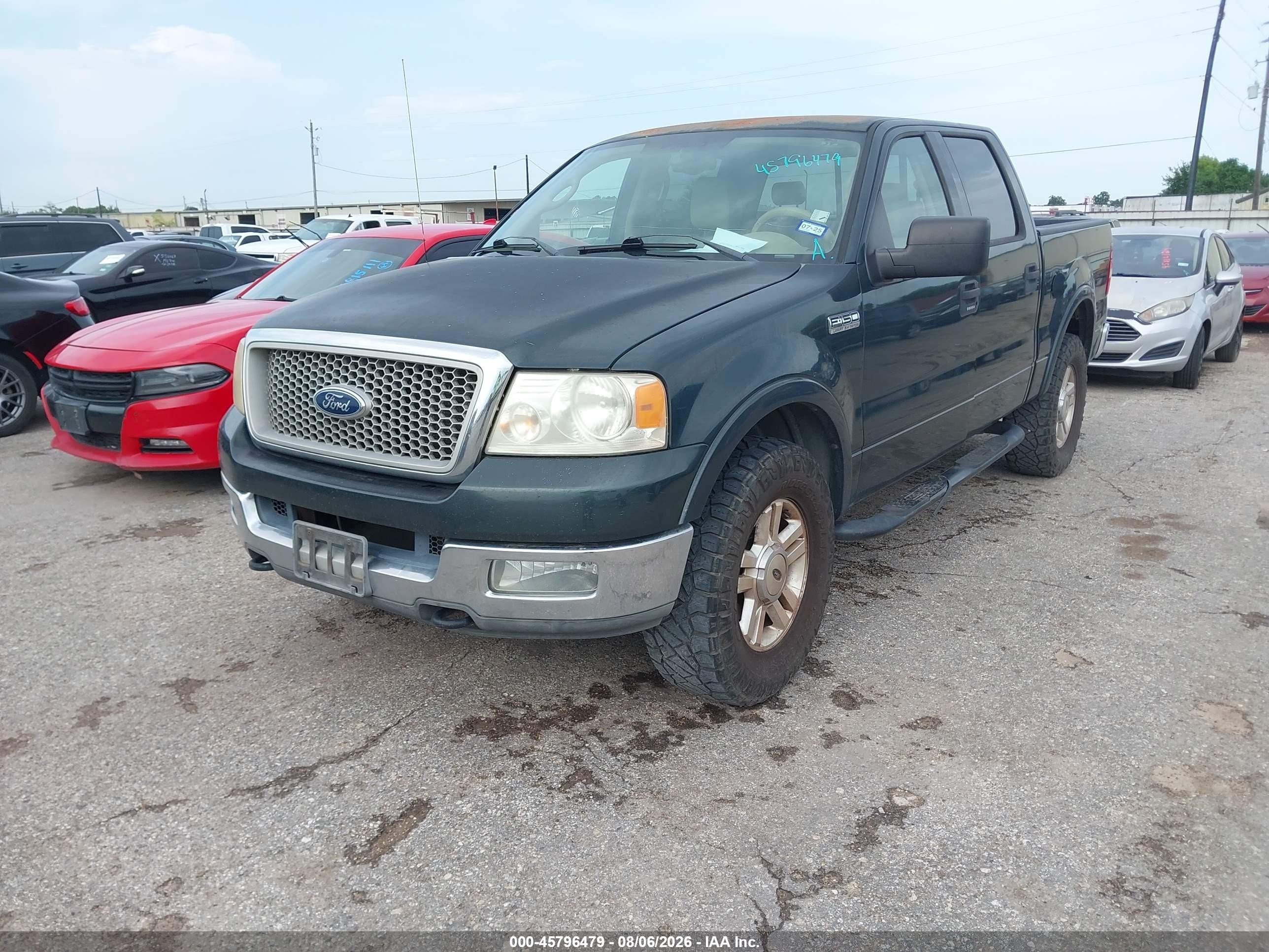 2004 Ford F-150 Fx4/lariat/xlt Green vin: 1FTPW145X4KB84351