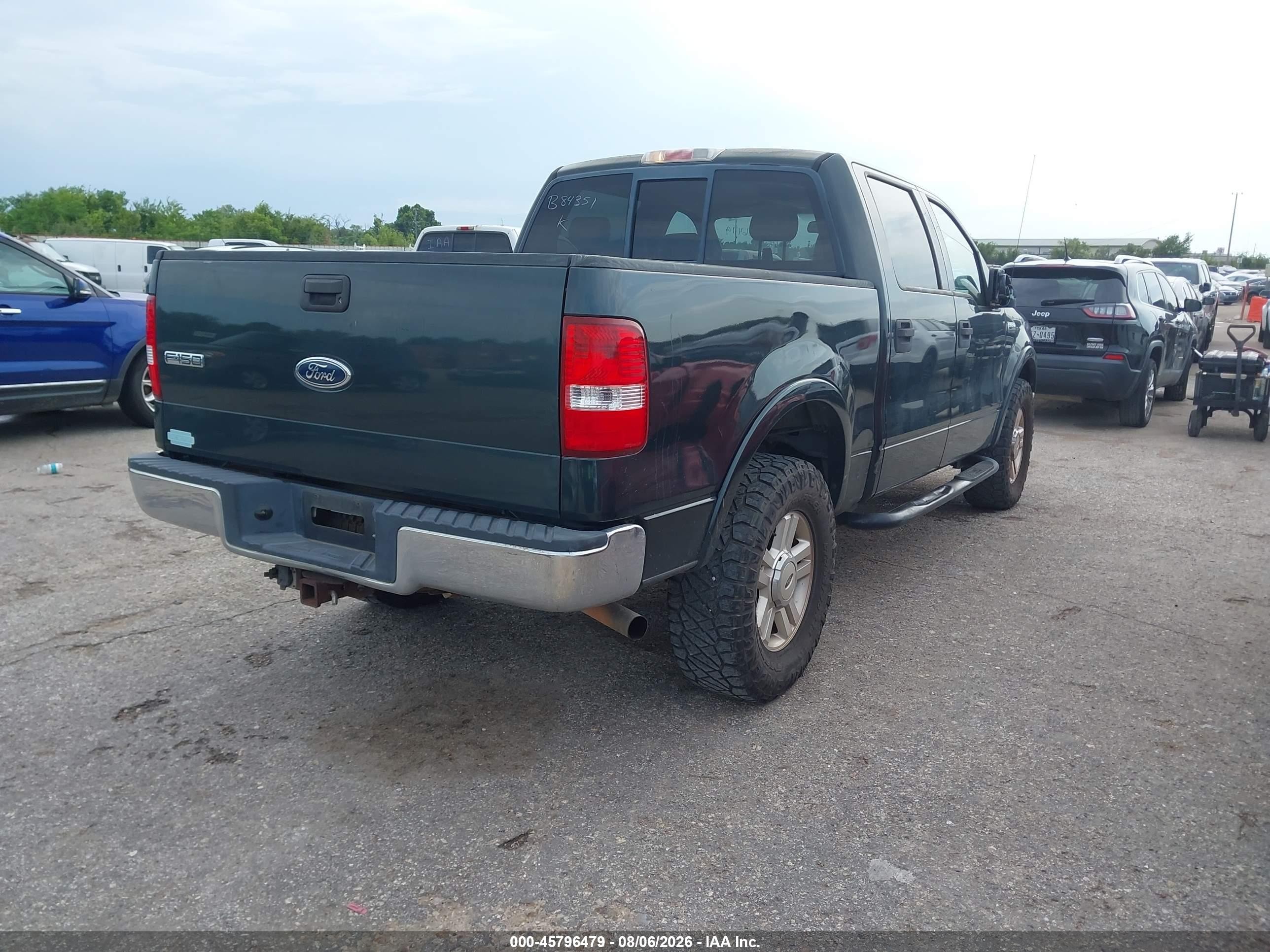 2004 Ford F-150 Fx4/lariat/xlt Green vin: 1FTPW145X4KB84351