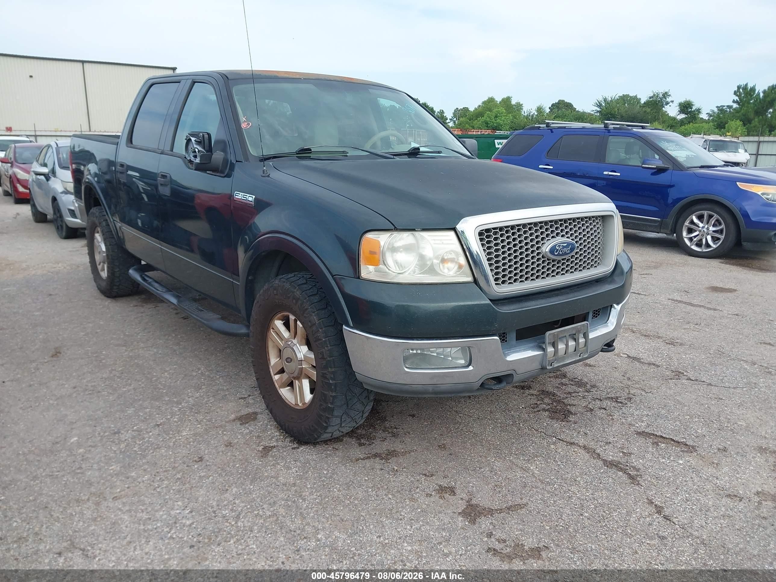 2004 Ford F-150 Fx4/lariat/xlt Green vin: 1FTPW145X4KB84351