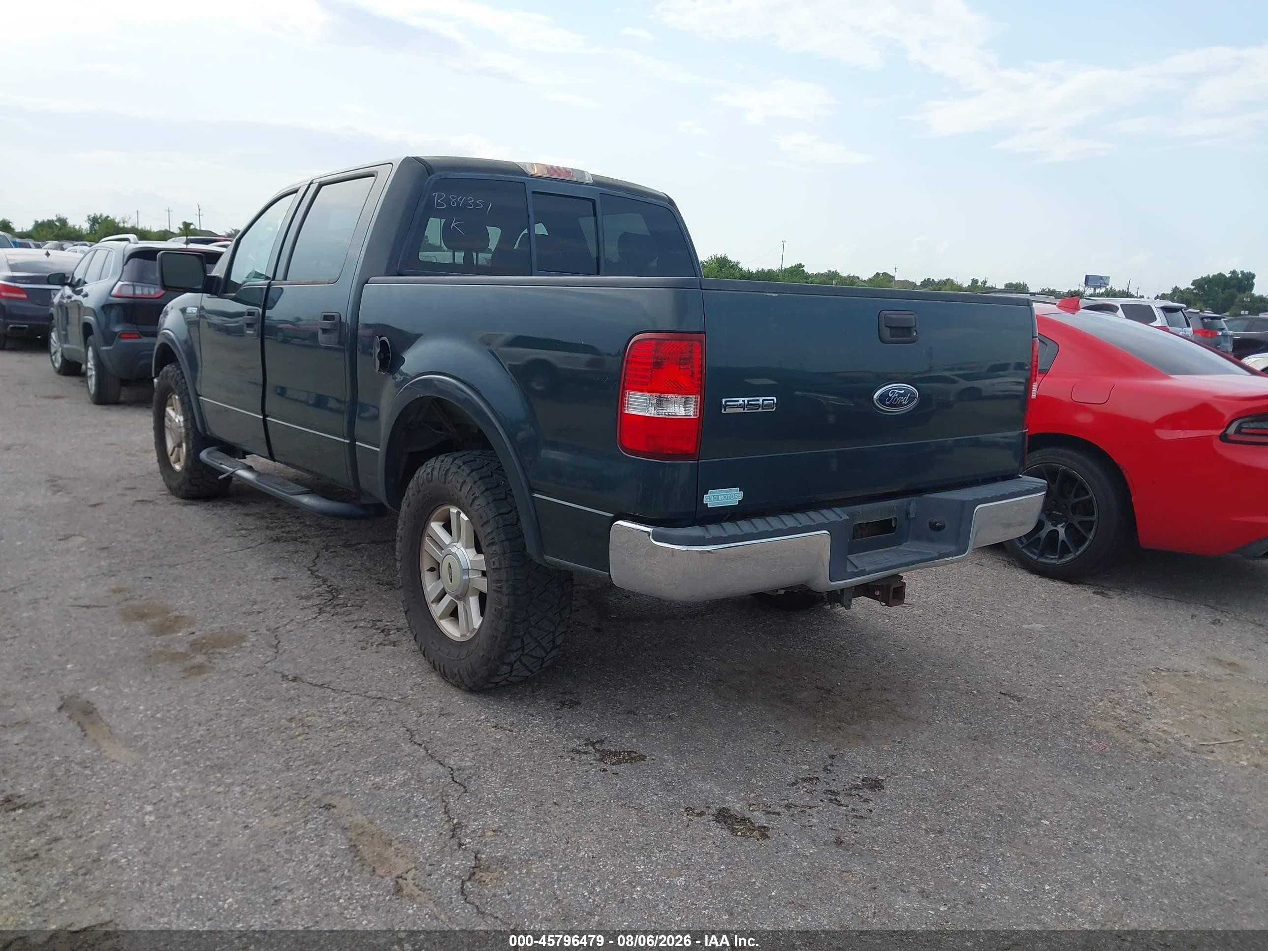 2004 Ford F-150 Fx4/lariat/xlt Green vin: 1FTPW145X4KB84351