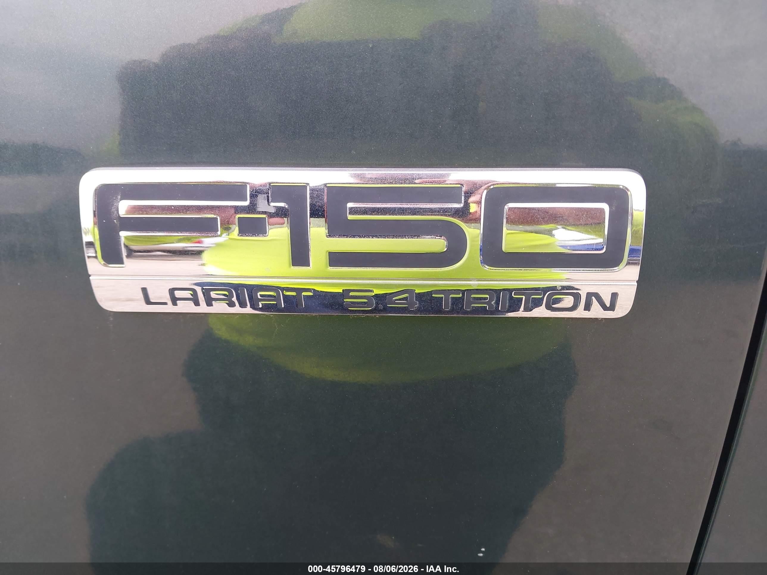 2004 Ford F-150 Fx4/lariat/xlt Green vin: 1FTPW145X4KB84351
