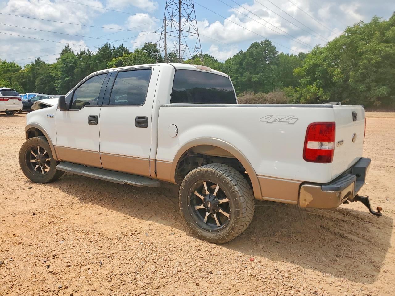 2004 Ford F150 Supercrew White vin: 1FTPW145X4KC02203