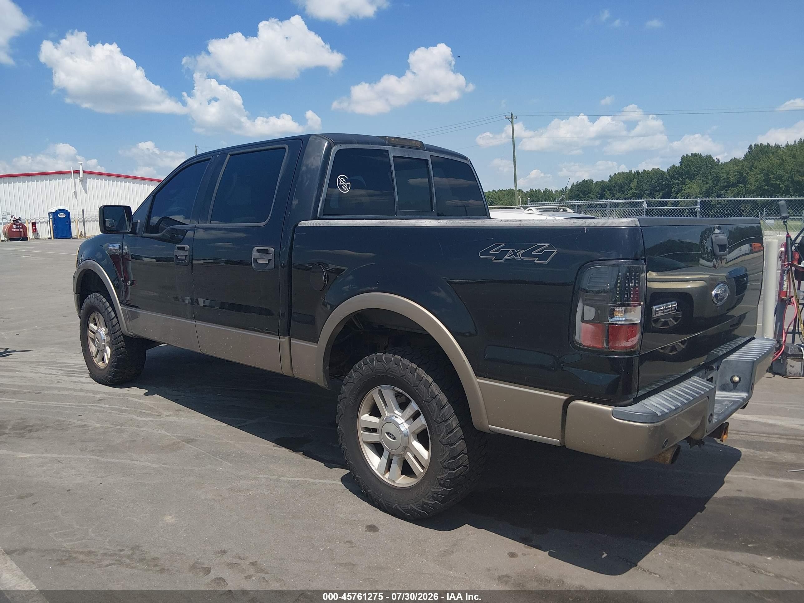 2004 Ford F-150 Fx4/lariat/xlt Black vin: 1FTPW145X4KC07997