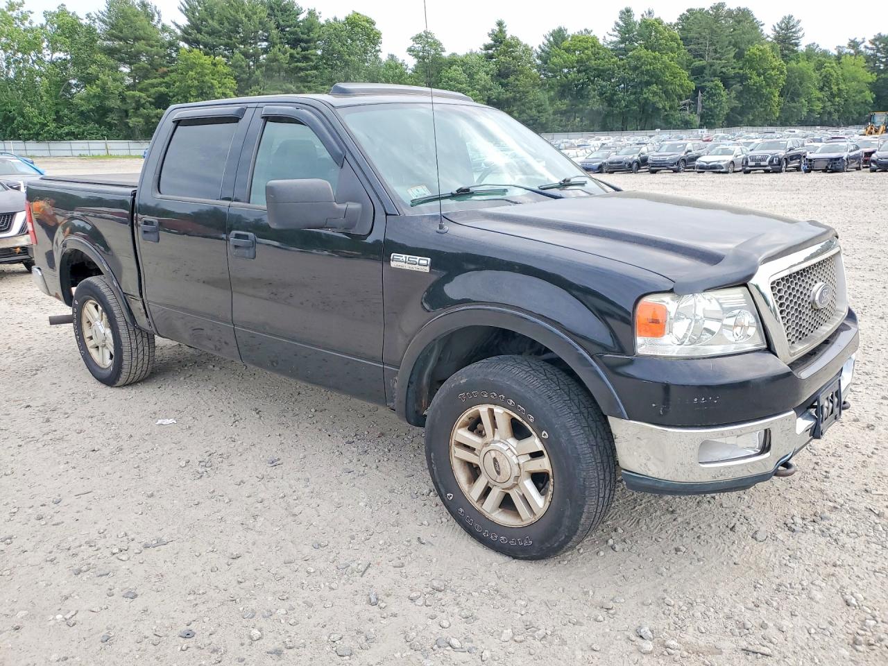 2004 Ford F150 Supercrew Black vin: 1FTPW145X4KC42779