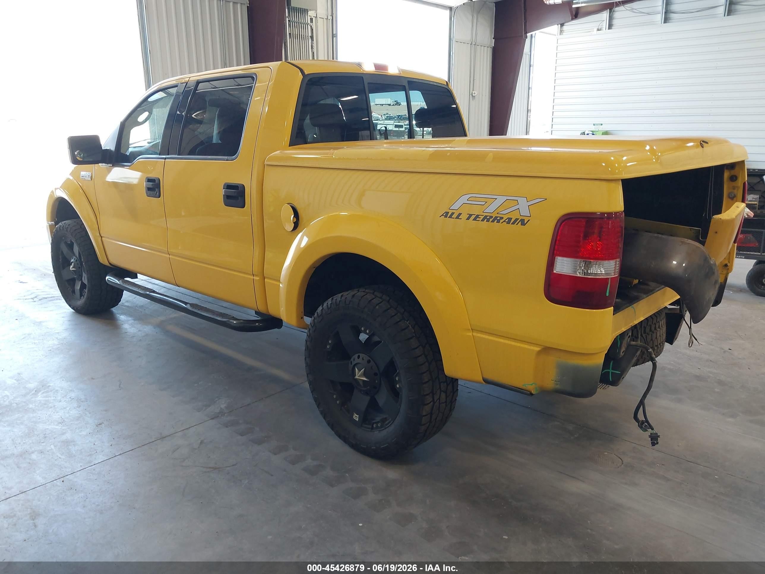 2004 Ford F-150 Fx4/lariat/xlt Yellow vin: 1FTPW145X4KD03211