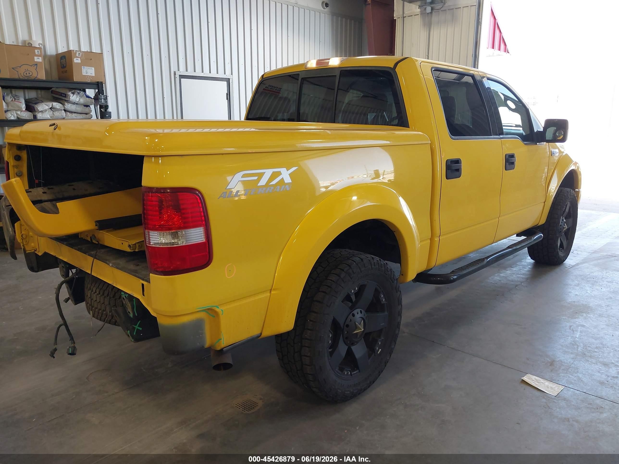 2004 Ford F-150 Fx4/lariat/xlt Yellow vin: 1FTPW145X4KD03211