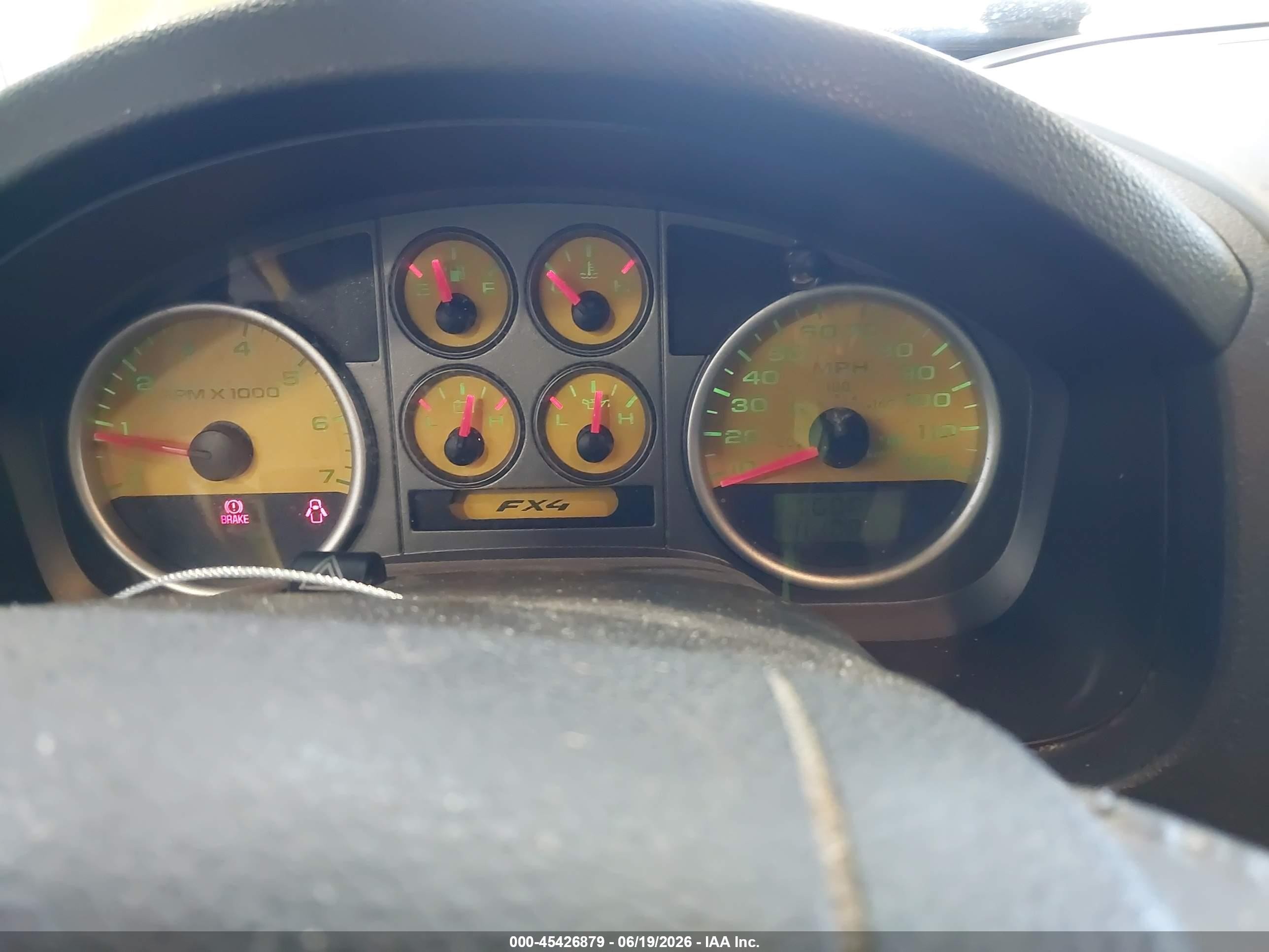 2004 Ford F-150 Fx4/lariat/xlt Yellow vin: 1FTPW145X4KD03211