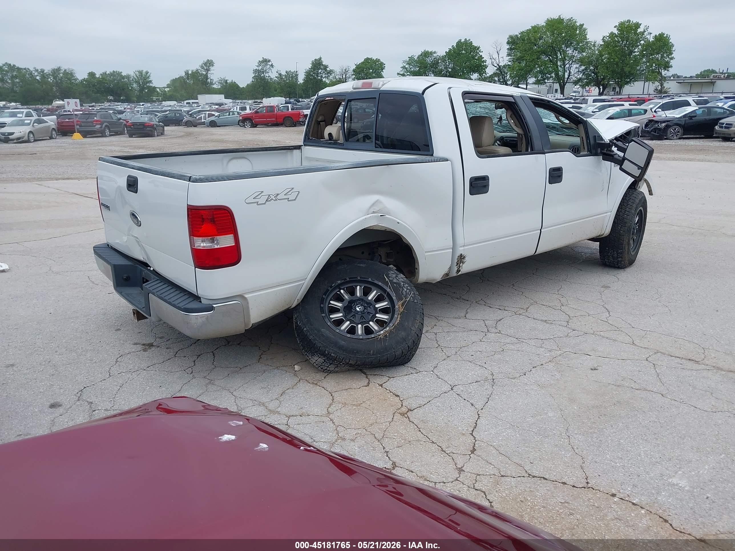 2004 Ford F-150 Fx4/lariat/xlt White vin: 1FTPW145X4KD04584