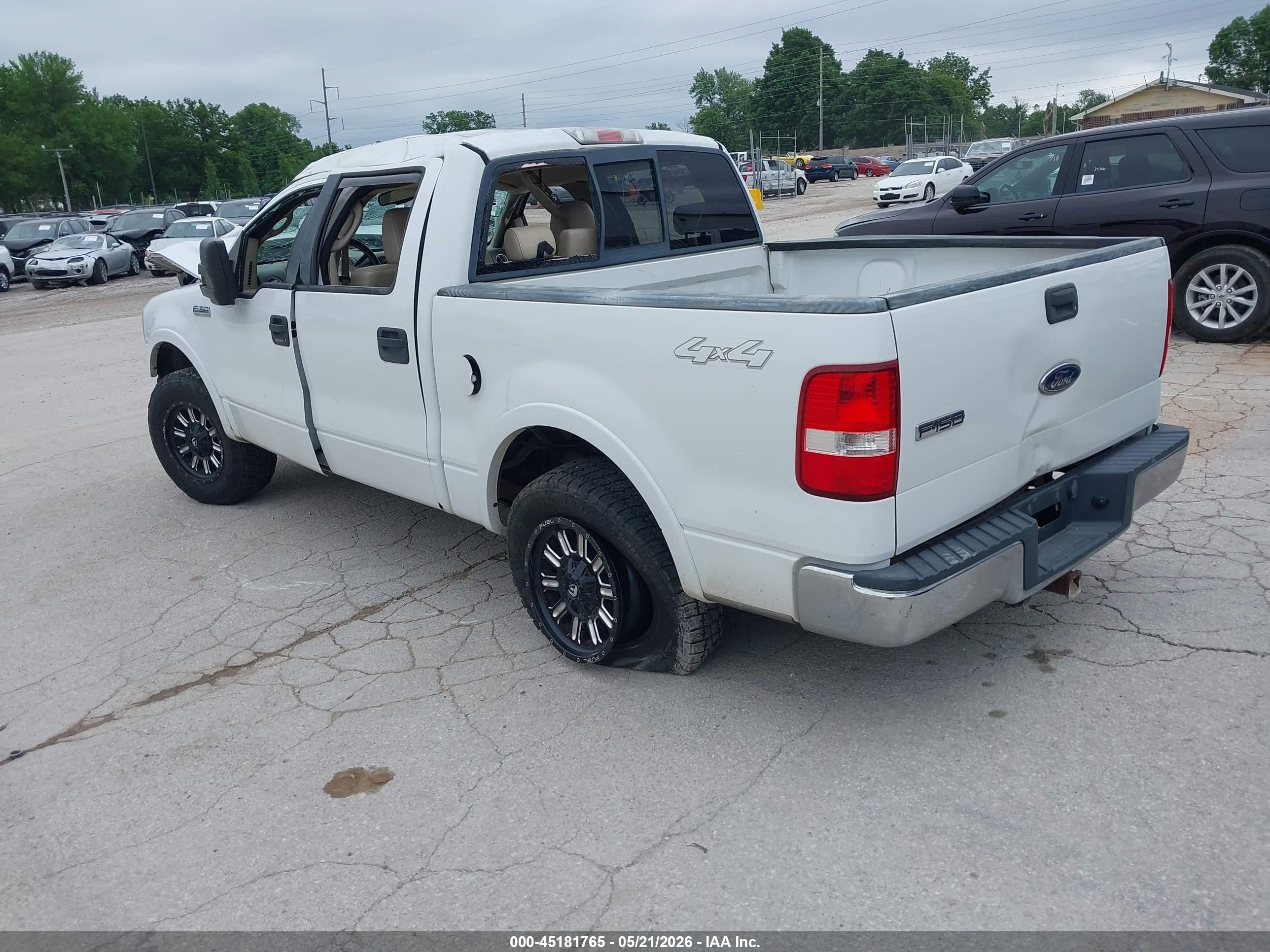 2004 Ford F-150 Fx4/lariat/xlt White vin: 1FTPW145X4KD04584