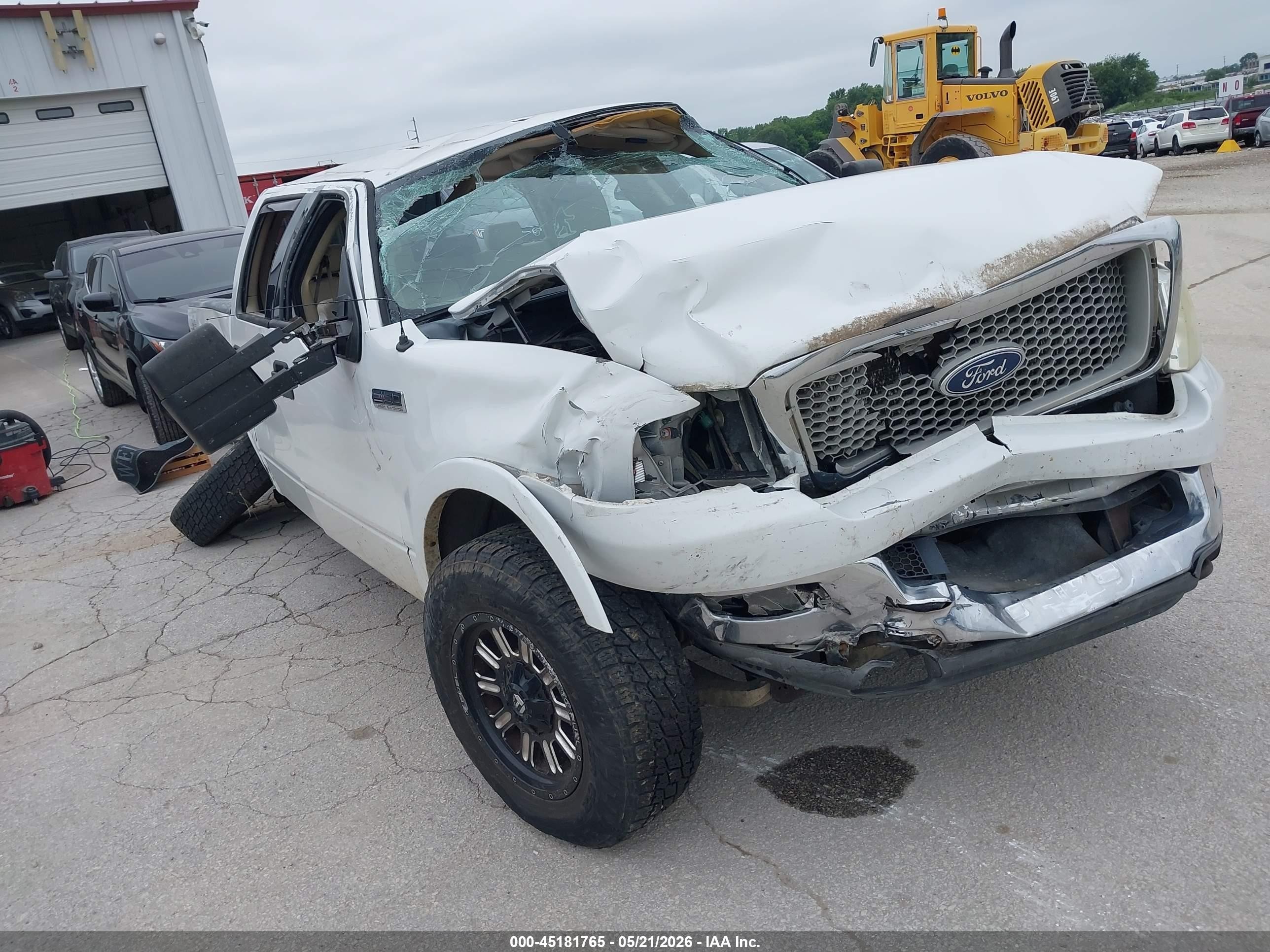 2004 Ford F-150 Fx4/lariat/xlt White vin: 1FTPW145X4KD04584