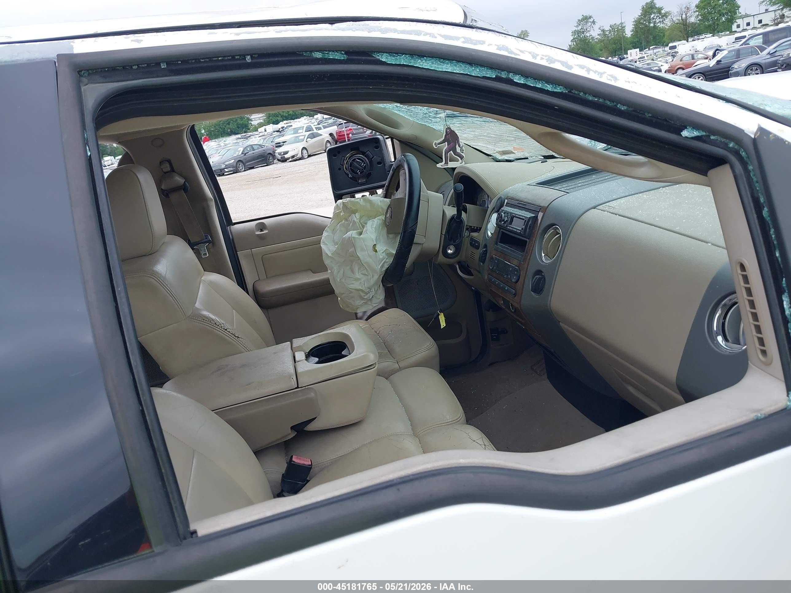 2004 Ford F-150 Fx4/lariat/xlt White vin: 1FTPW145X4KD04584