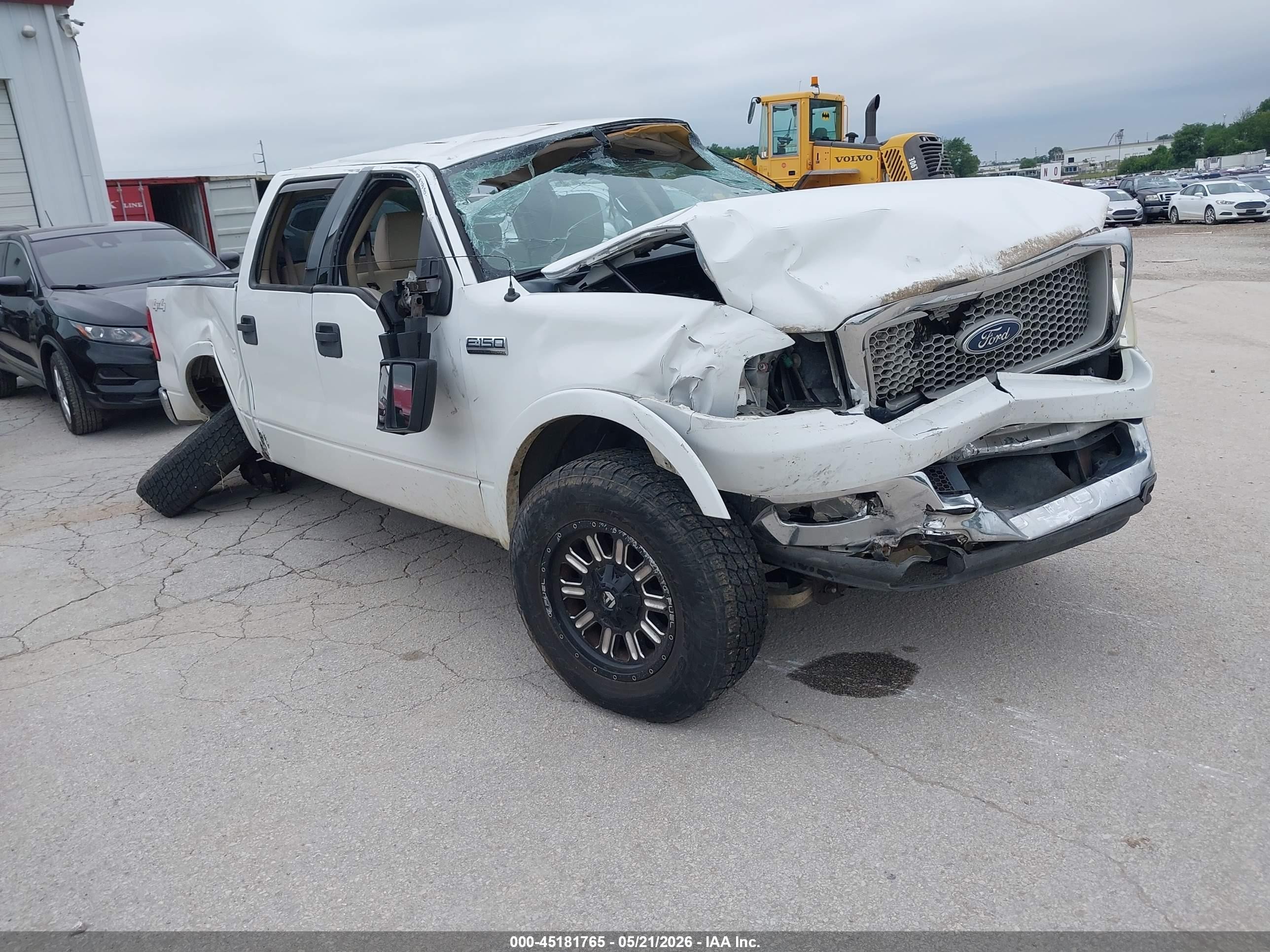2004 Ford F-150 Fx4/lariat/xlt White vin: 1FTPW145X4KD04584