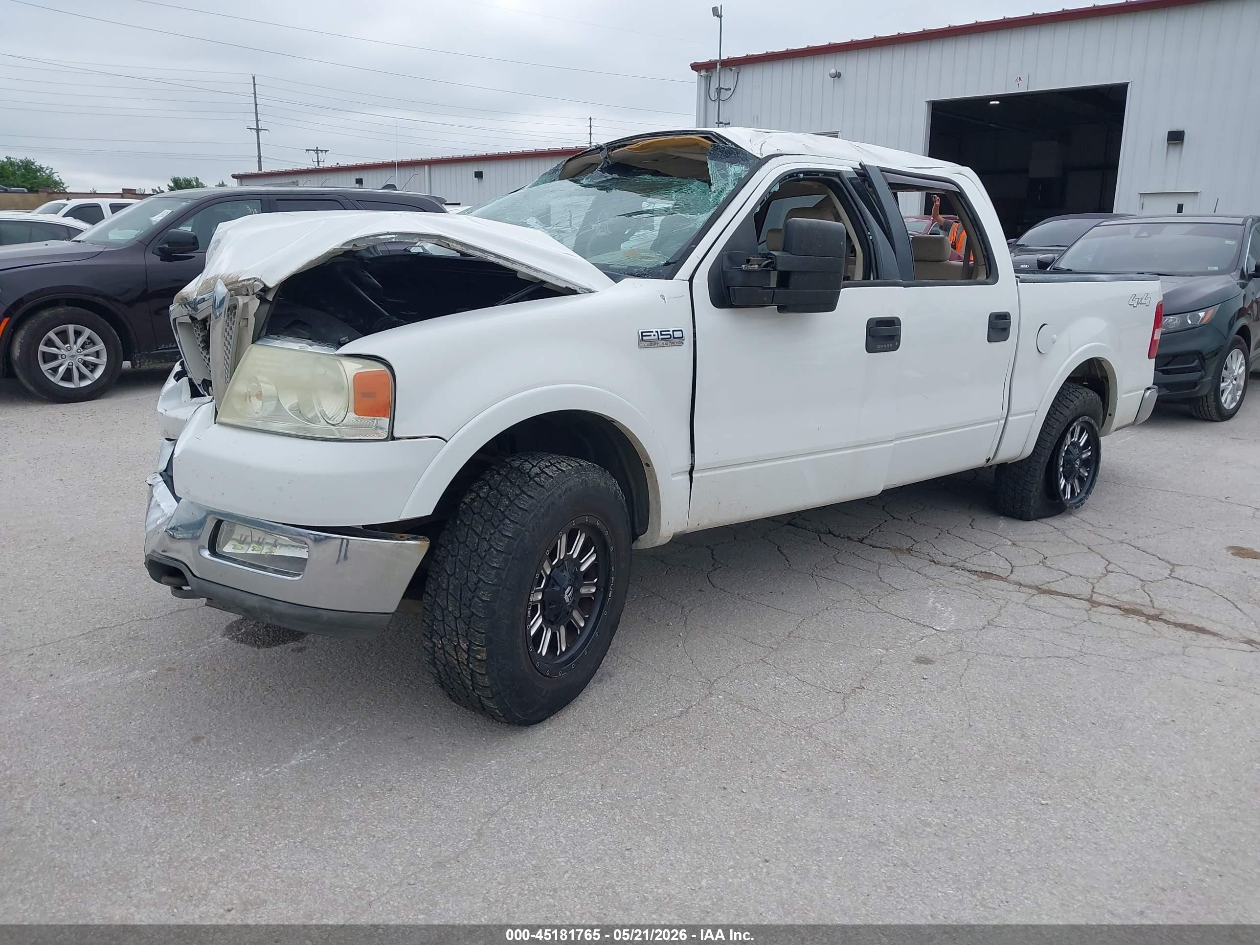 2004 Ford F-150 Fx4/lariat/xlt White vin: 1FTPW145X4KD04584
