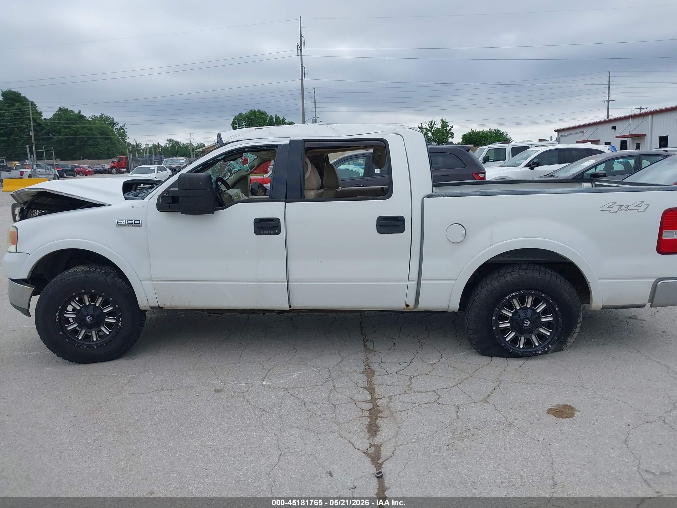 2004 Ford F-150 Fx4/lariat/xlt White vin: 1FTPW145X4KD04584