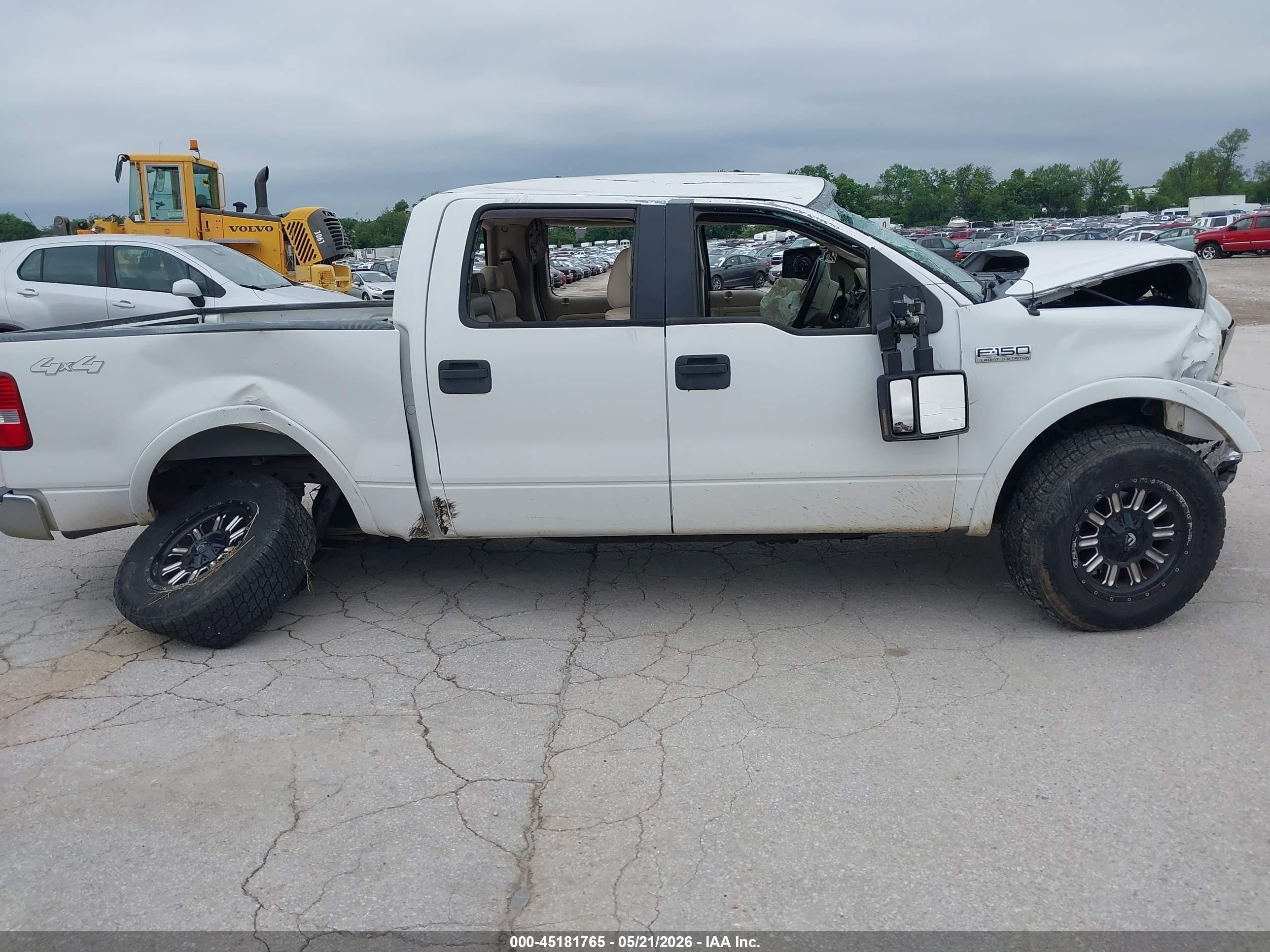 2004 Ford F-150 Fx4/lariat/xlt White vin: 1FTPW145X4KD04584
